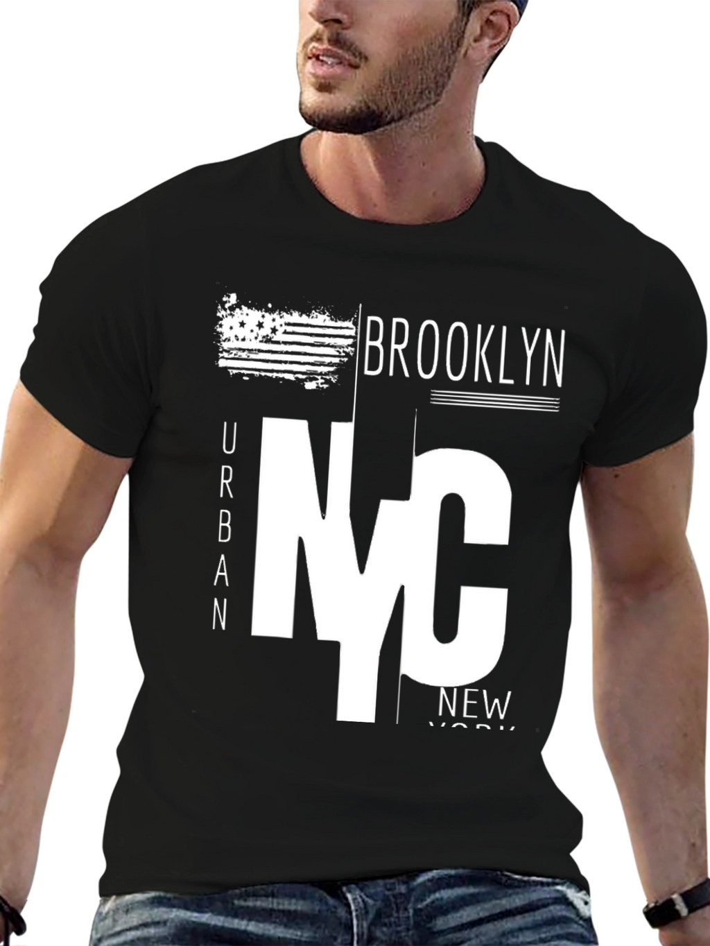 NYC Brooklyn Urban Graphic T-Shirt