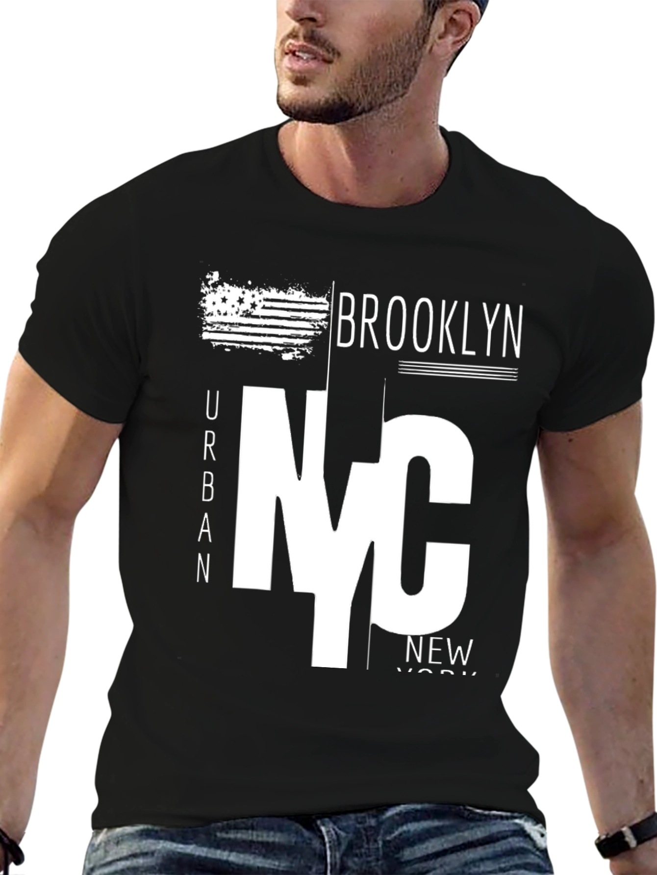 NYC Brooklyn Urban Graphic T-Shirt
