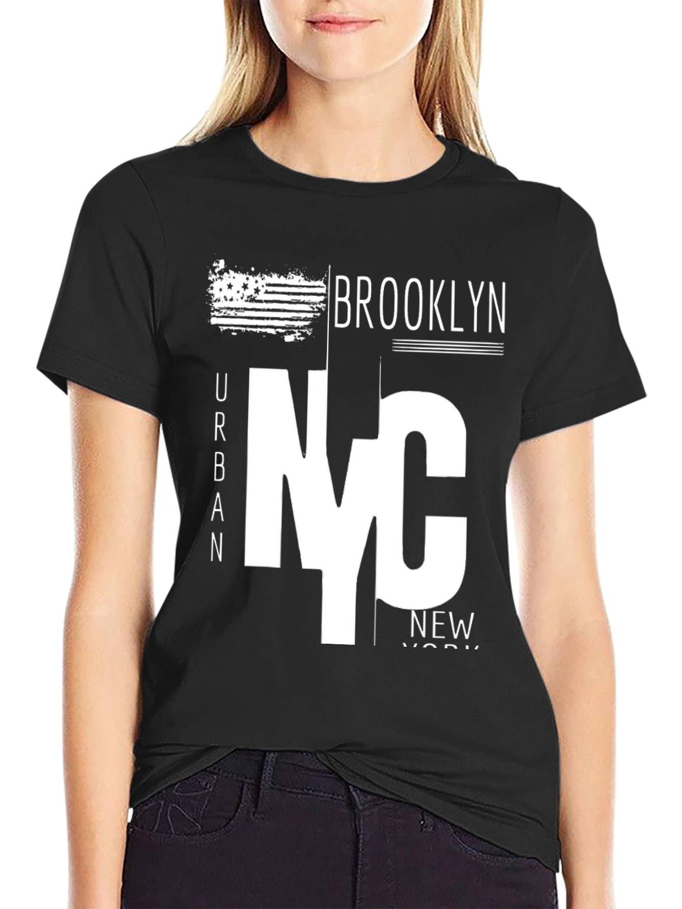 NYC Brooklyn Urban Graphic T-Shirt