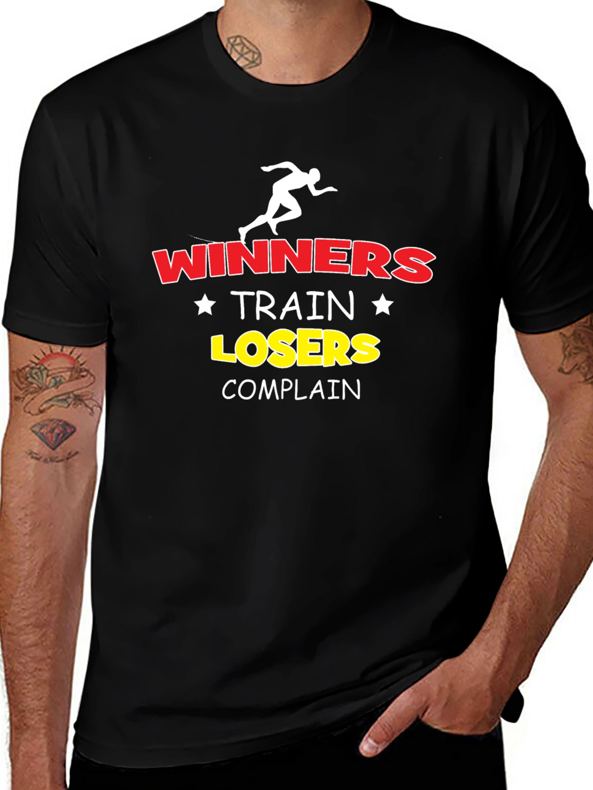 Winners Train Losers Complain T-Shirt
