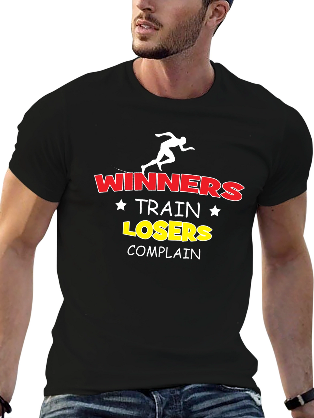 Winners Train Losers Complain T-Shirt