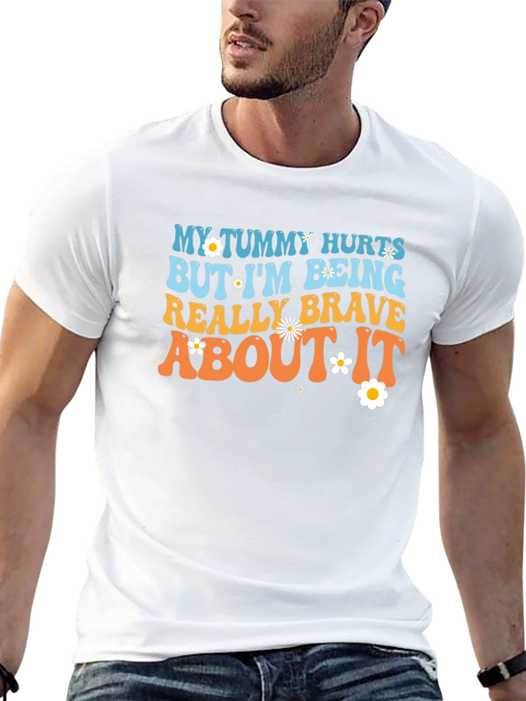 My Tummy Hurts T-Shirt Funny Graphic Tee