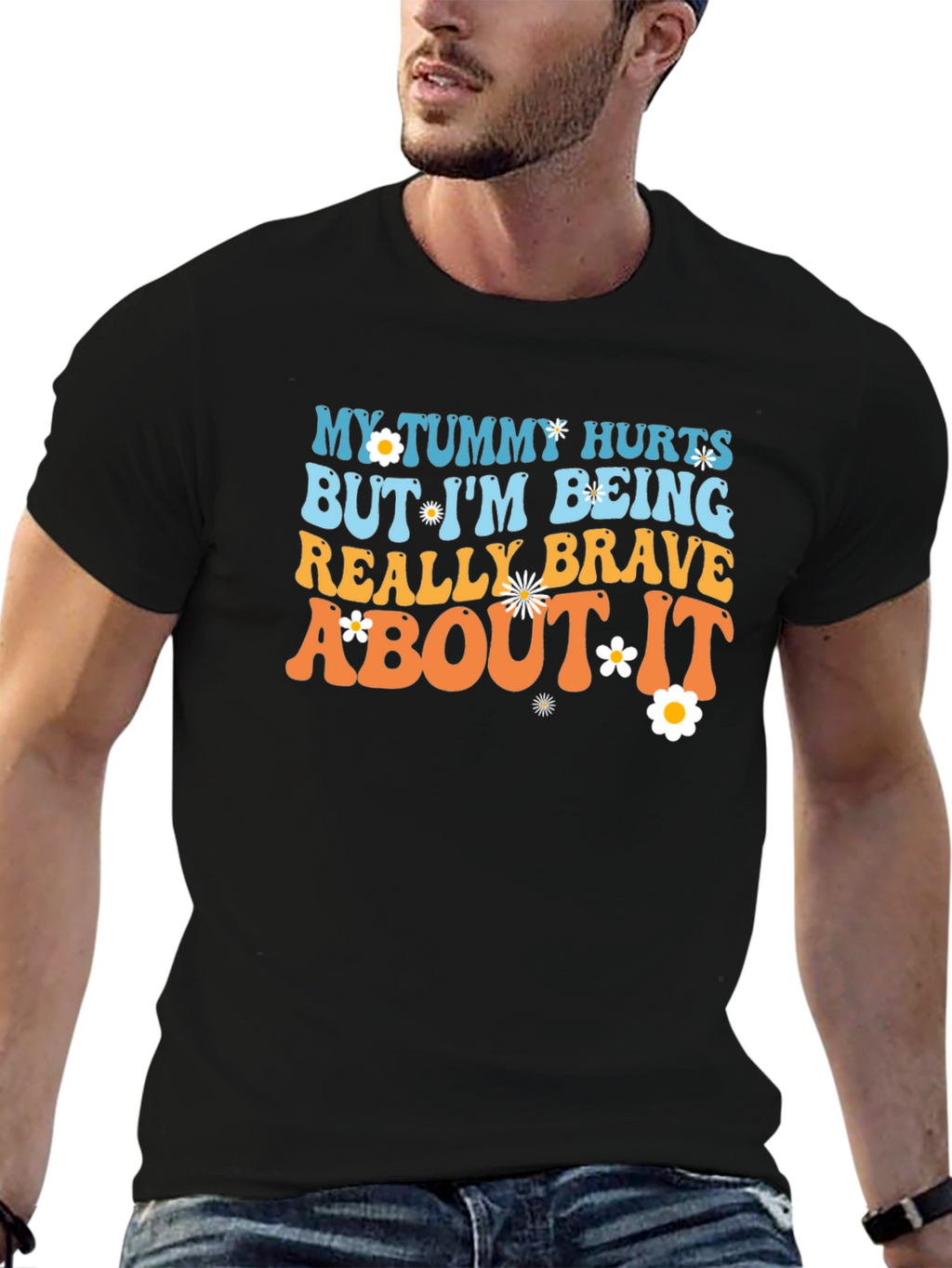 My Tummy Hurts T-Shirt Funny Graphic Tee