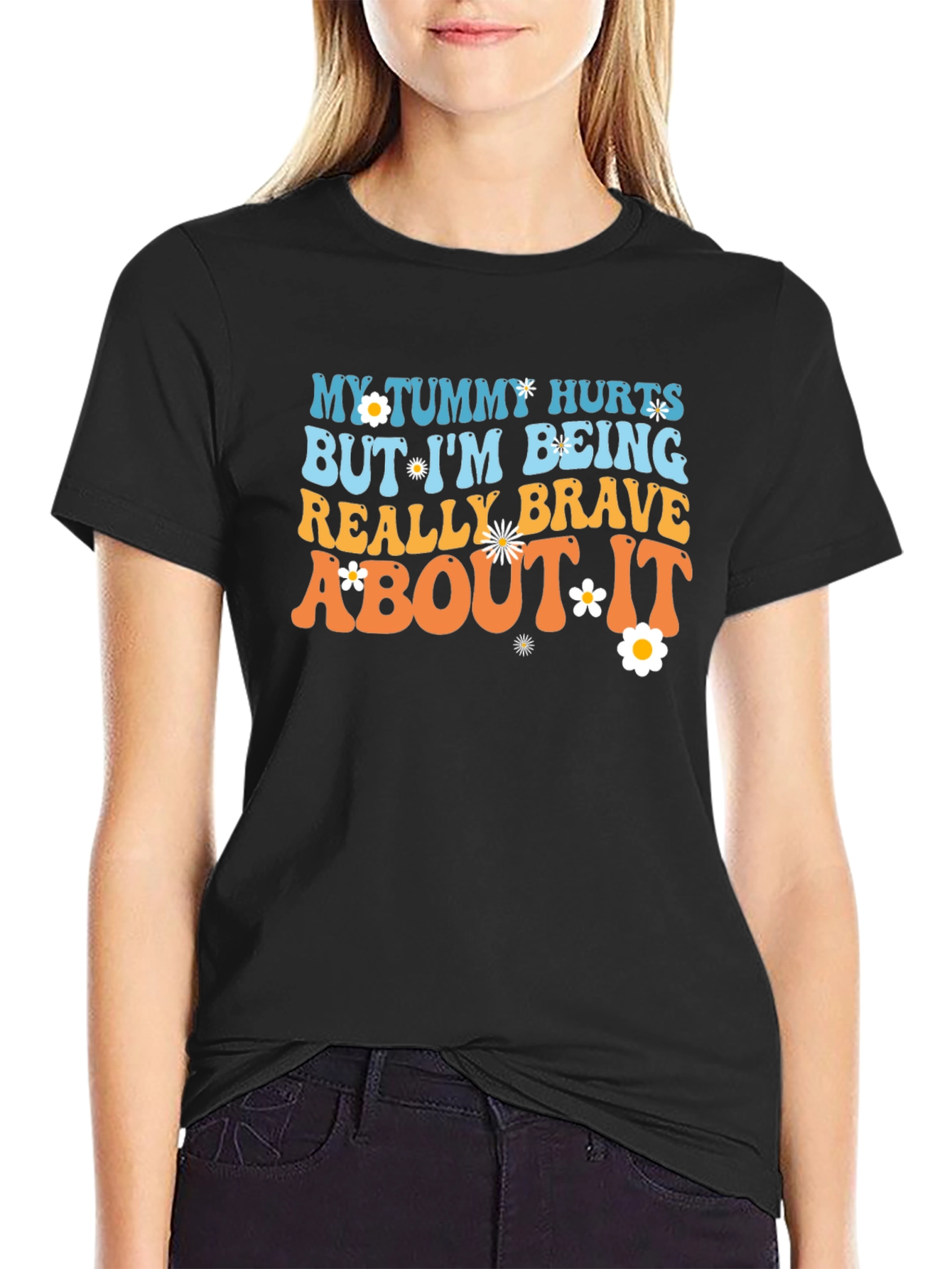 My Tummy Hurts T-Shirt Funny Graphic Tee