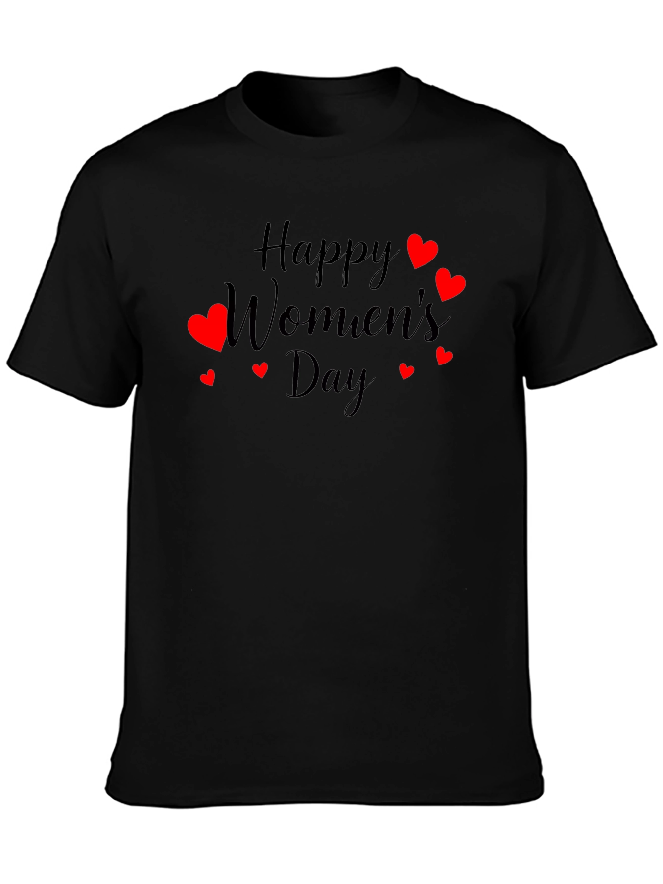 Happy Womens Day T-Shirt - Heart Design