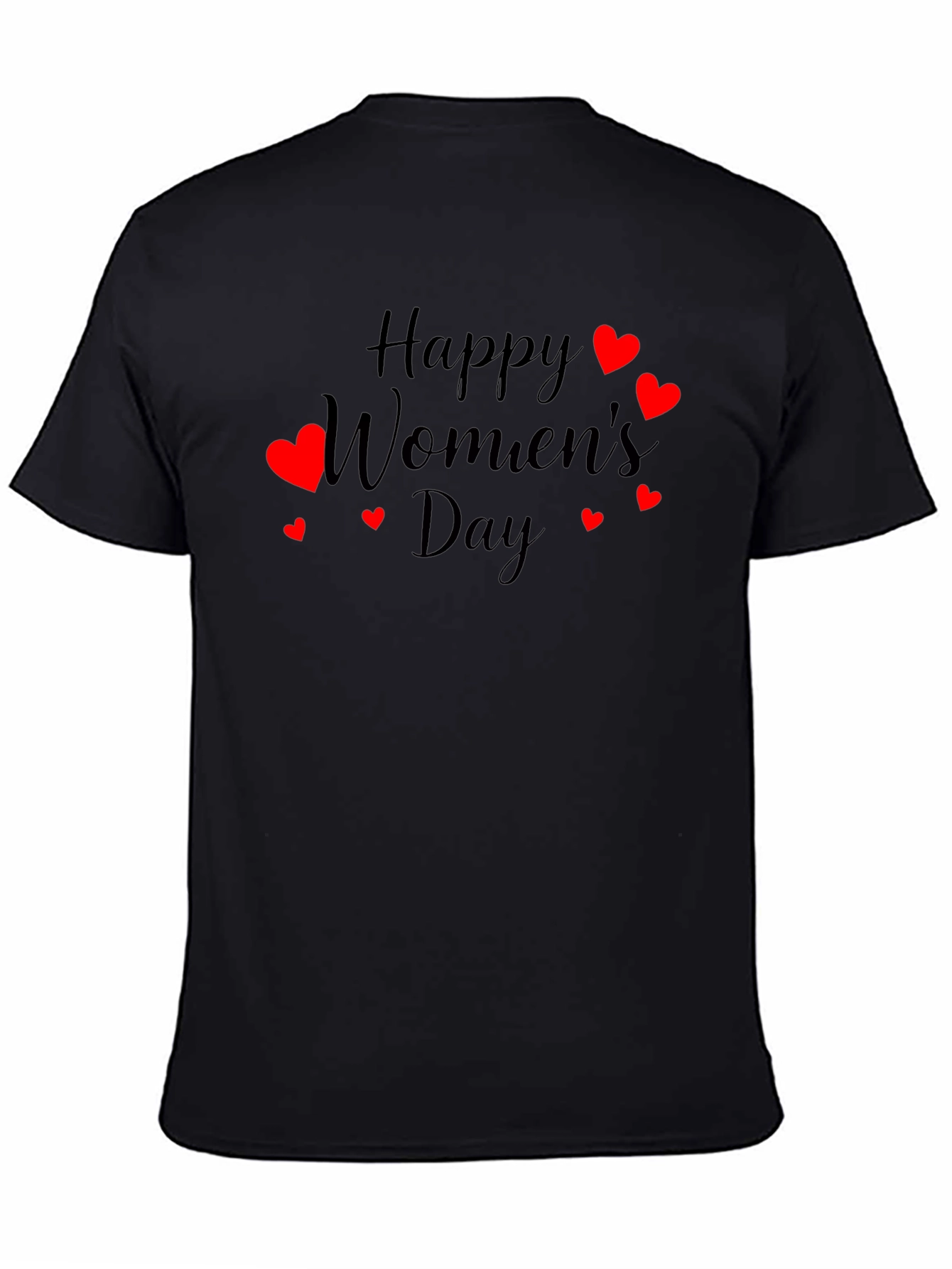 Happy Womens Day T-Shirt - Heart Design