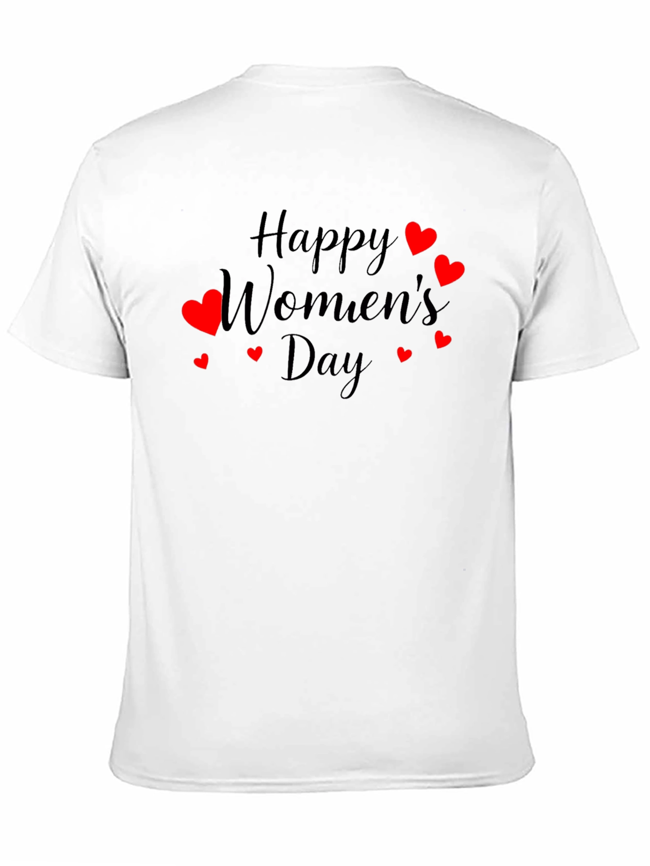 Happy Womens Day T-Shirt - Heart Design