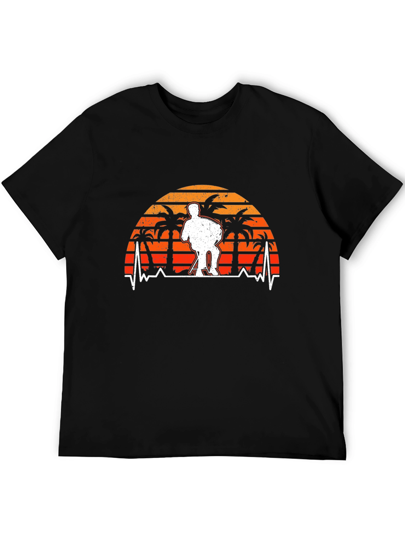 Accordion Player Sunset Graphic Tee