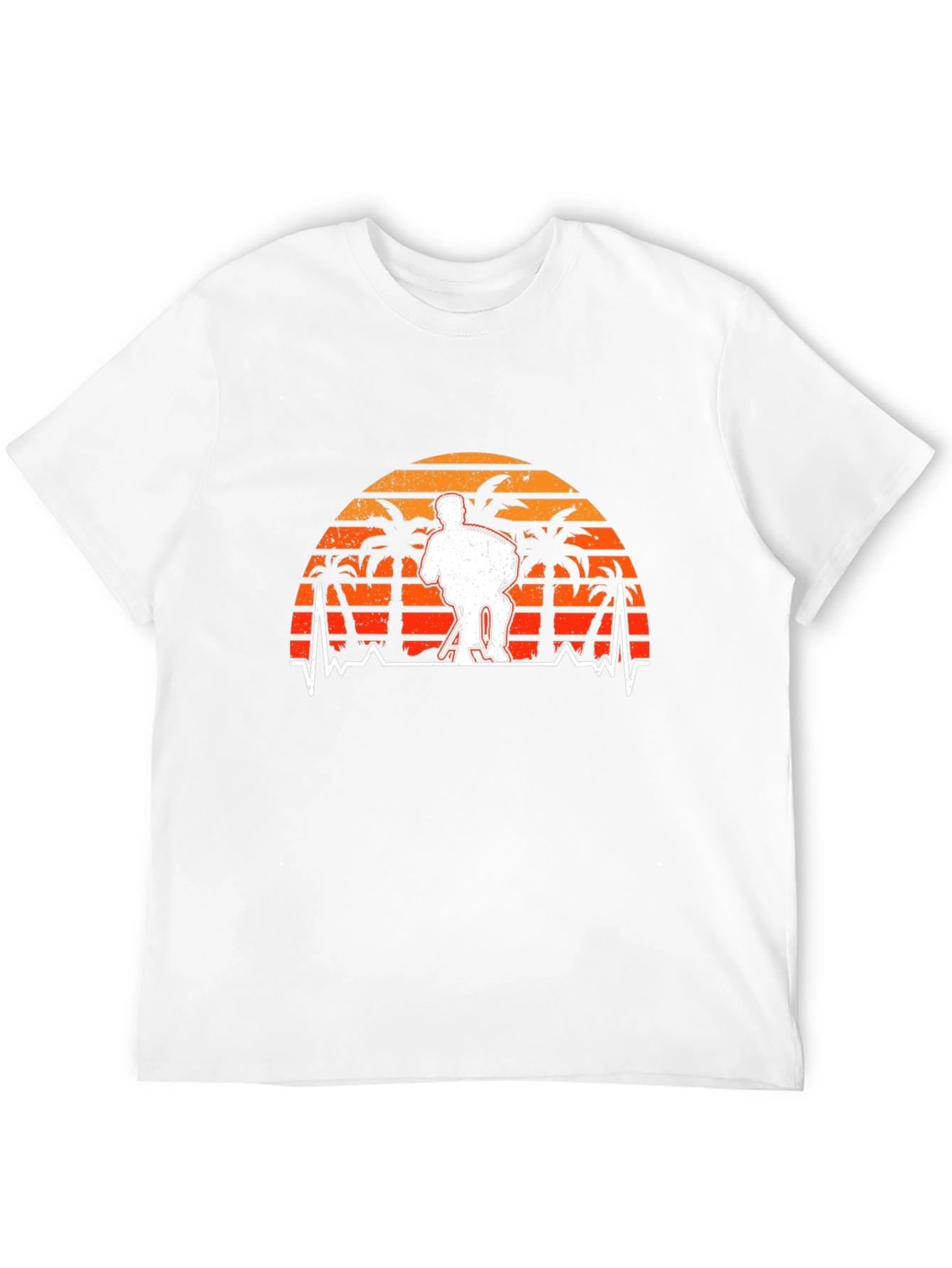 Accordion Player Sunset Graphic Tee