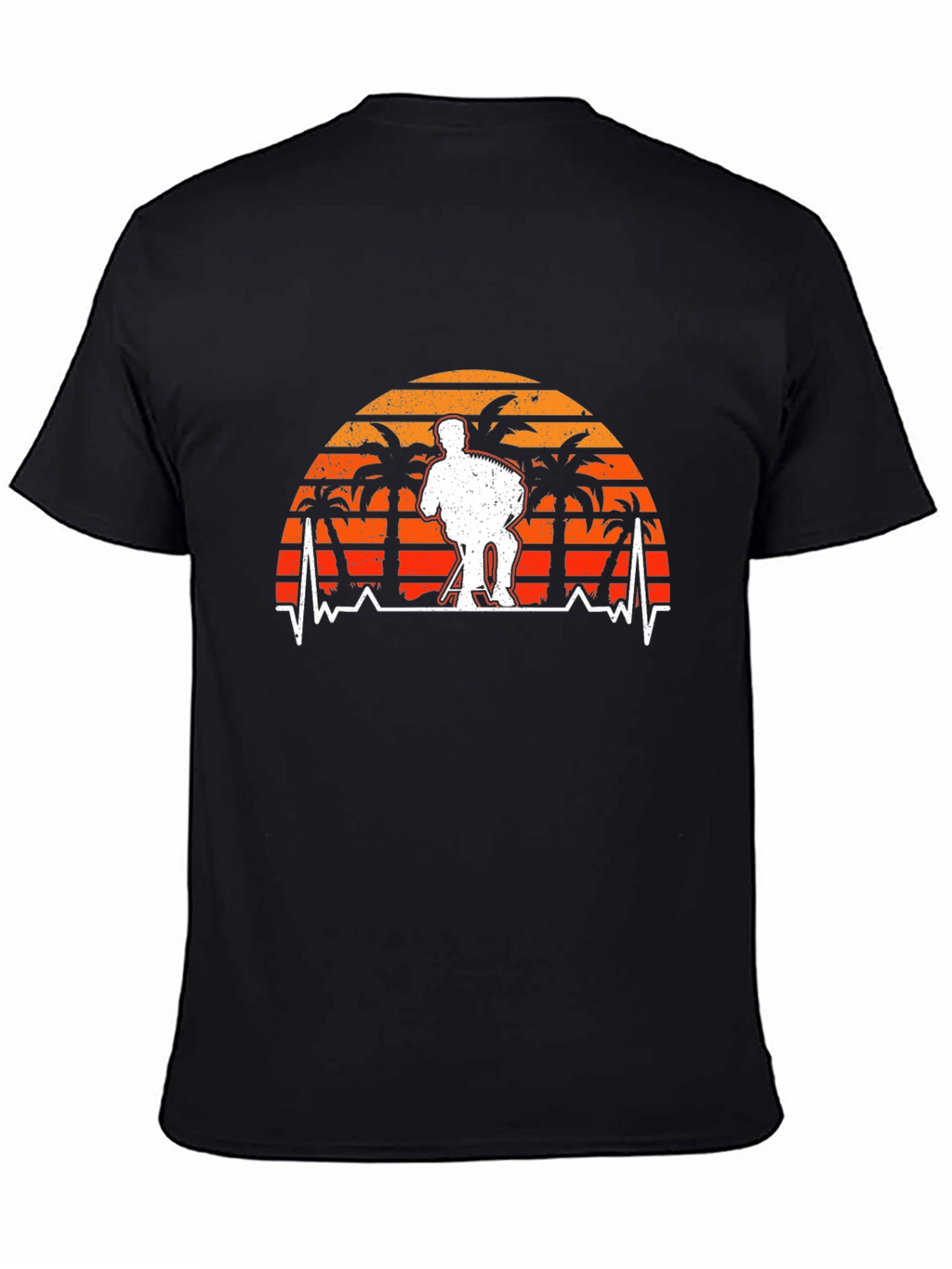 Accordion Player Sunset Graphic Tee