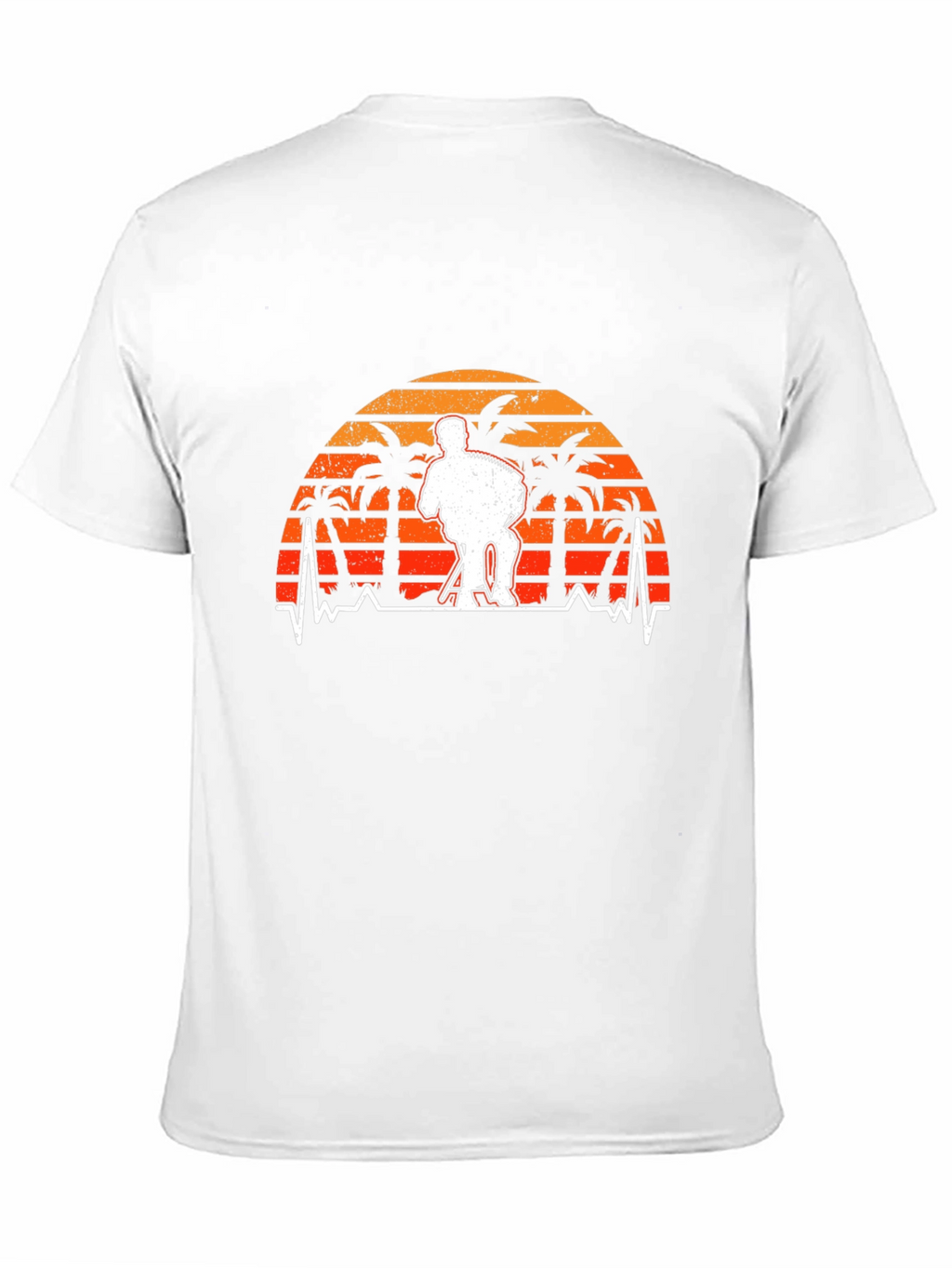 Accordion Player Sunset Graphic Tee