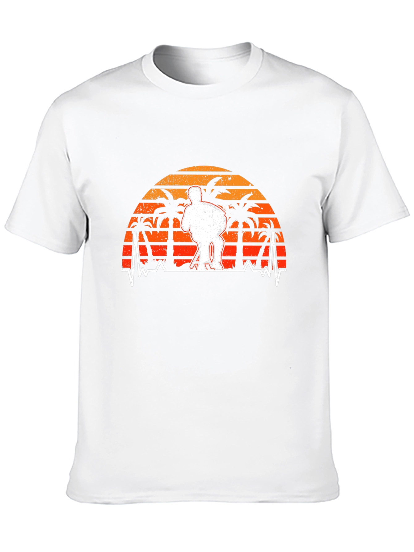Accordion Player Sunset Graphic Tee