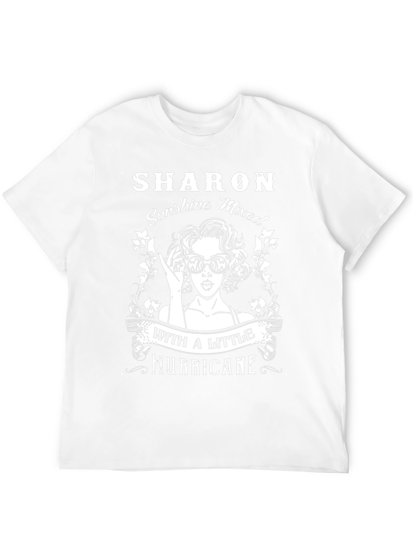 Sharon Sunshine Mixed Hurricane Graphic Tee