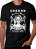 Sharon Sunshine Mixed Hurricane Graphic Tee
