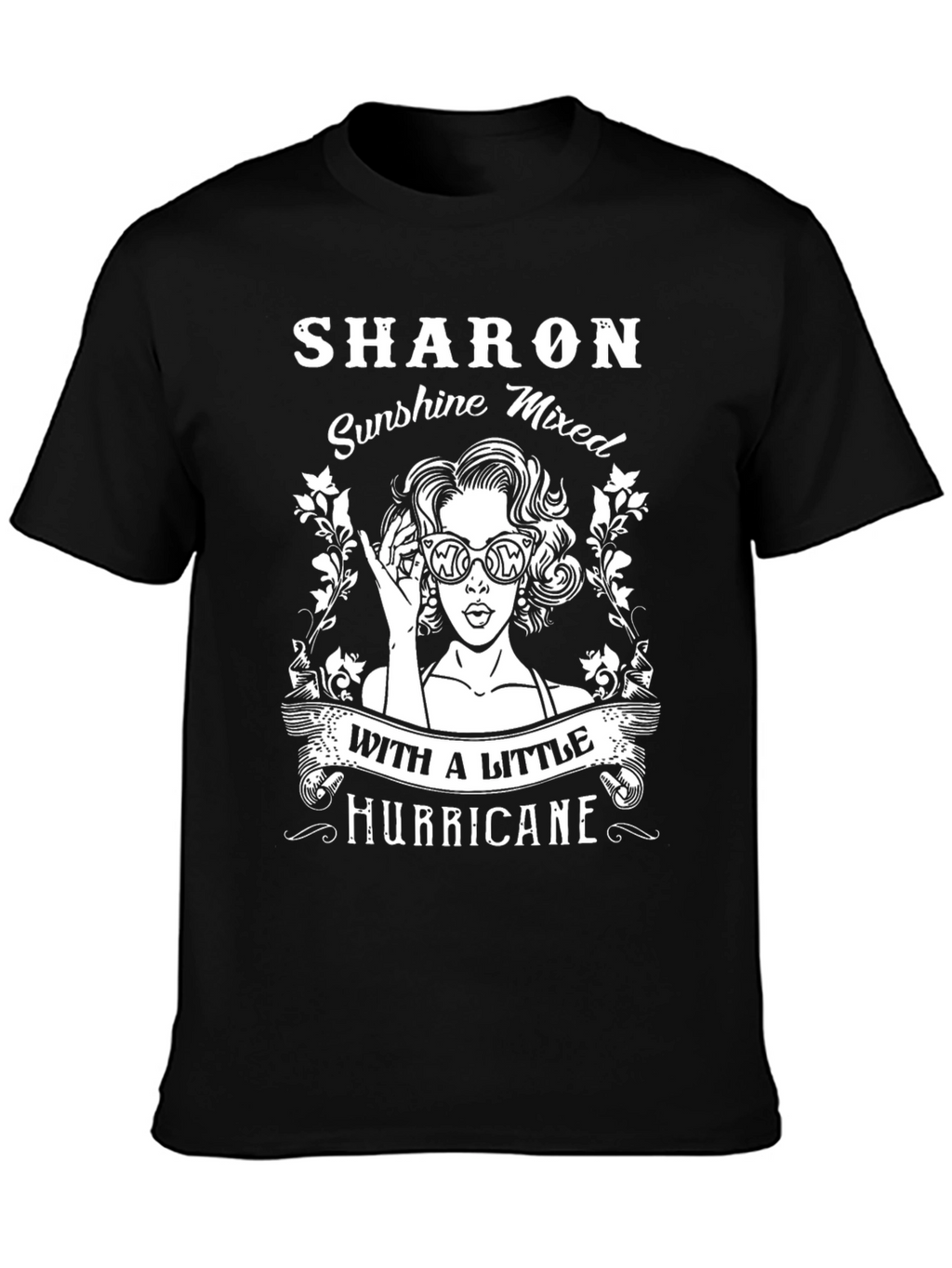 Sharon Sunshine Mixed Hurricane Graphic Tee