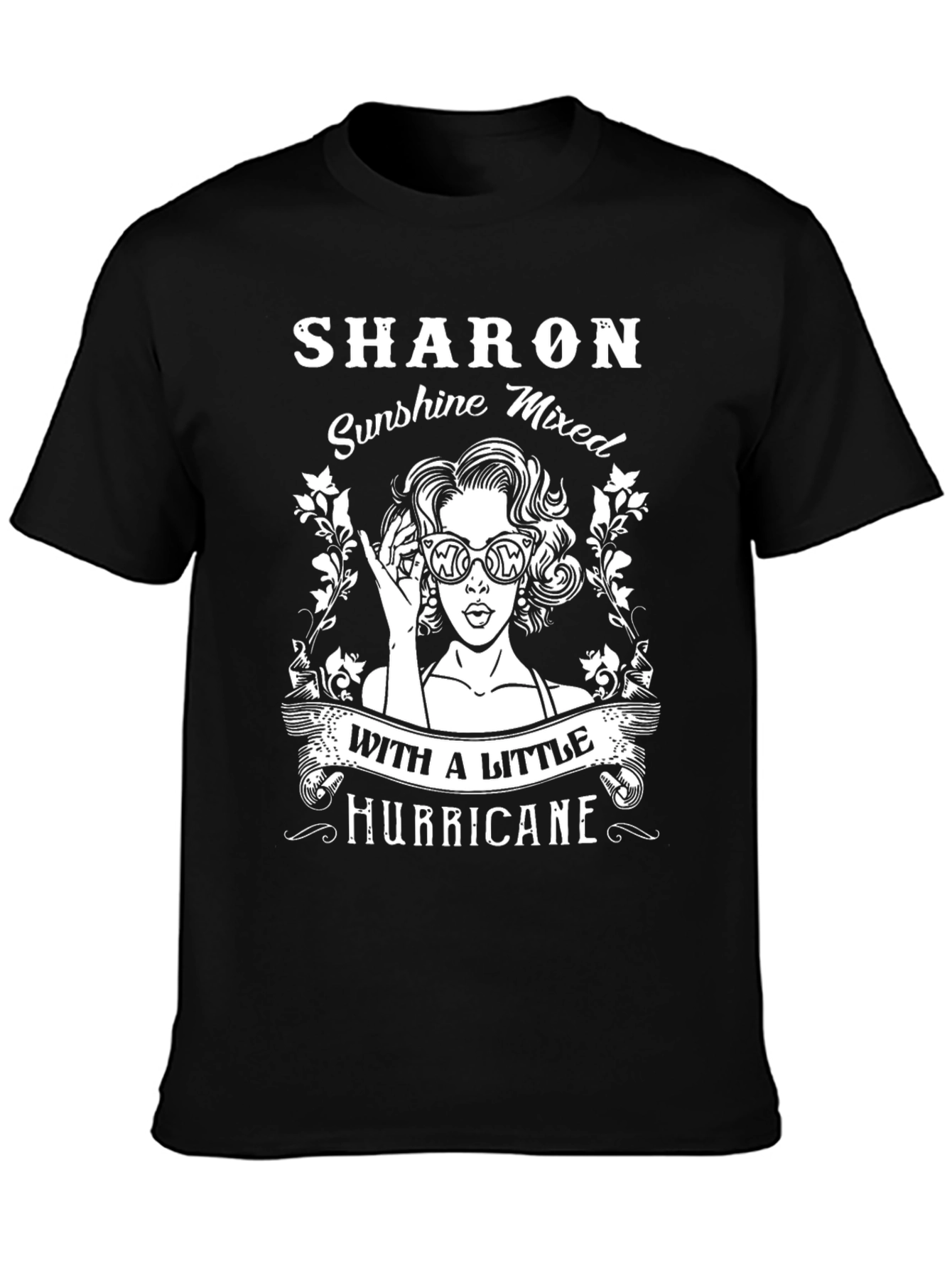 Sharon Sunshine Mixed Hurricane Graphic Tee