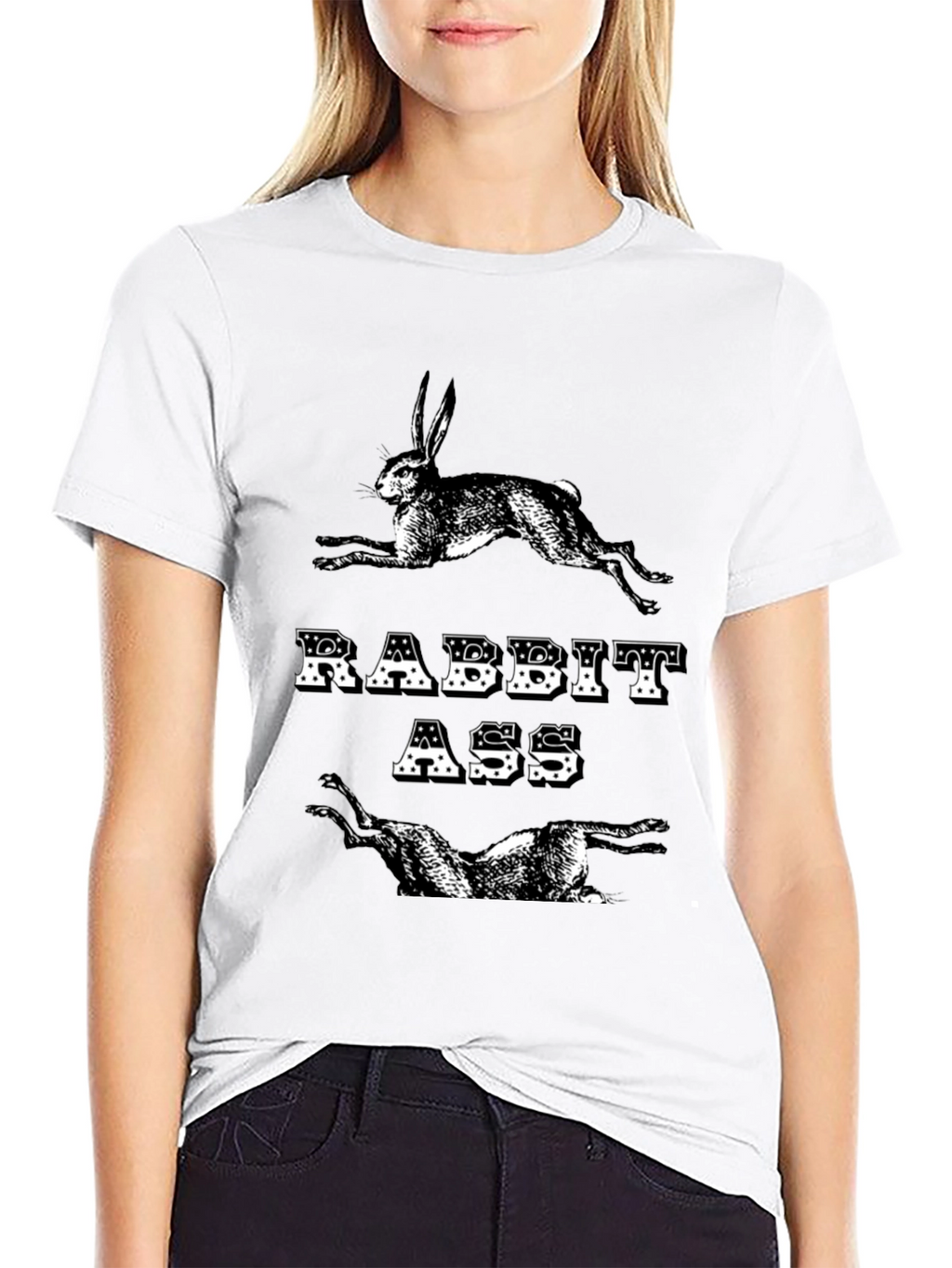 Rabbit Ass T-Shirt - Funny Graphic Tee