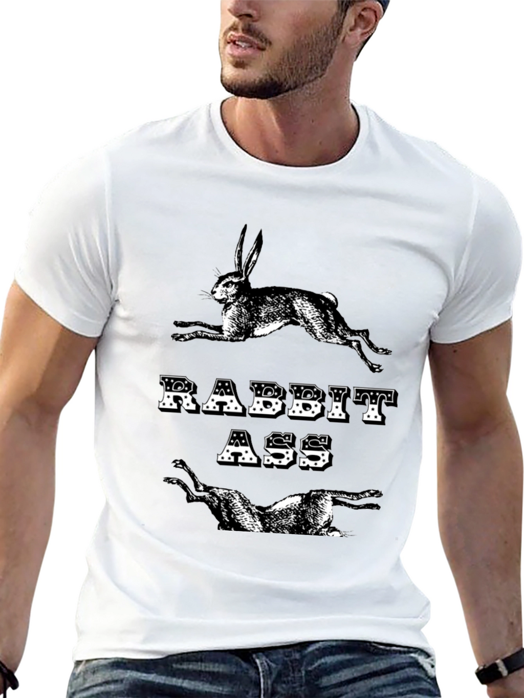 Rabbit Ass T-Shirt - Funny Graphic Tee