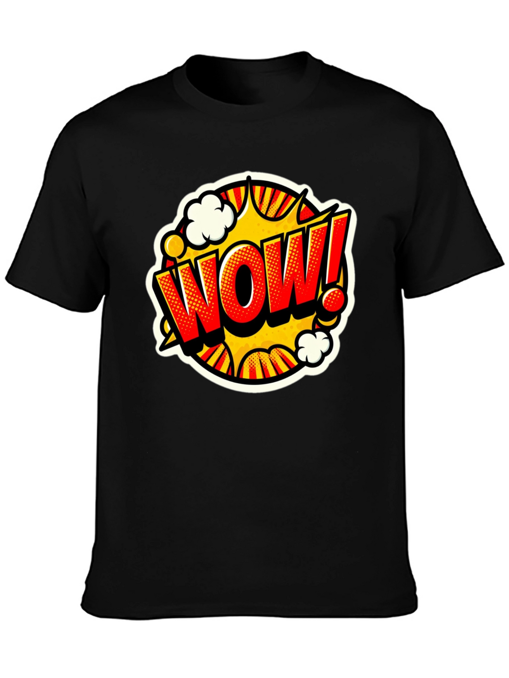 WOW! Comic Book Style Graphic T-Shirt