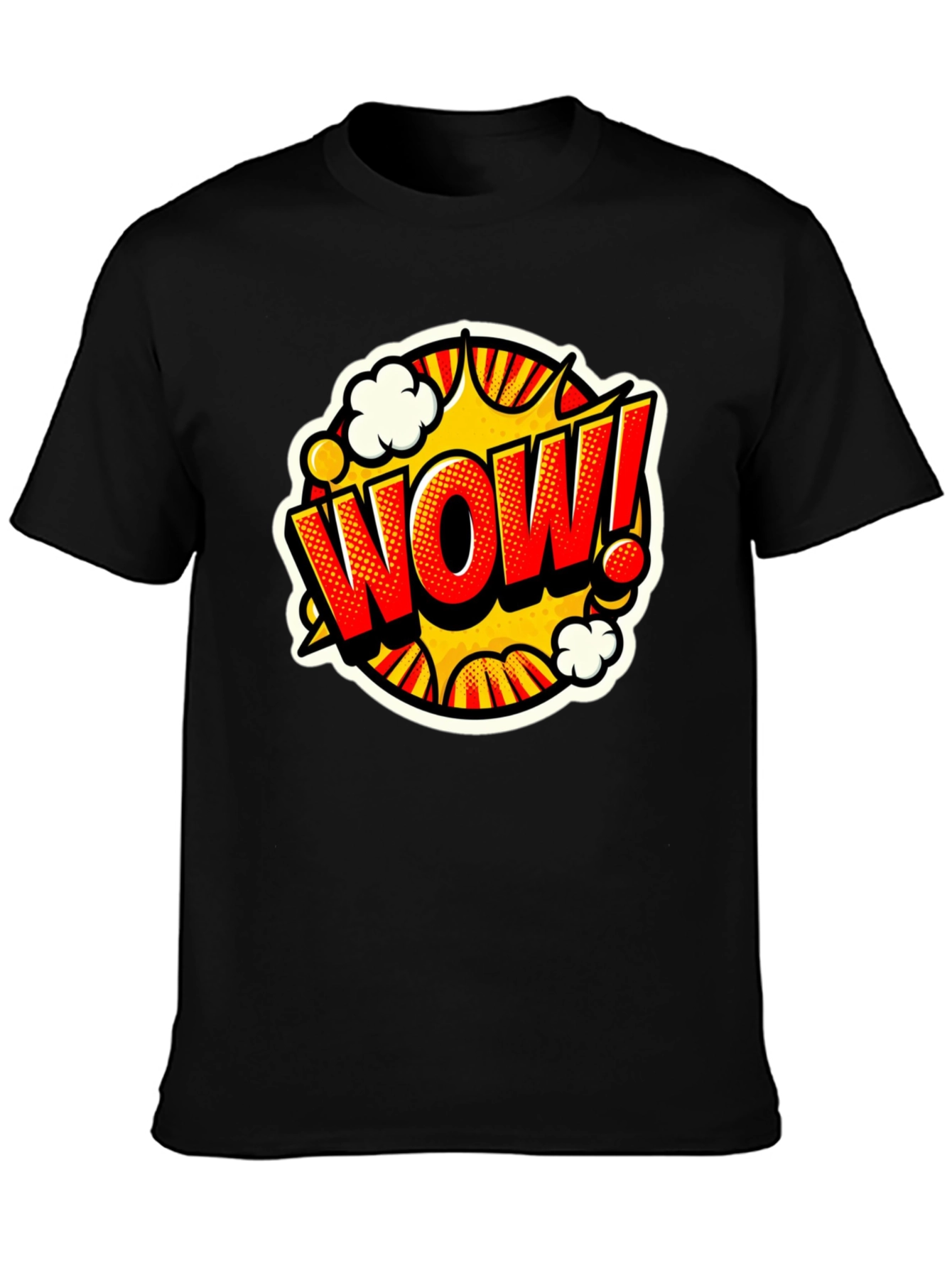 WOW! Comic Book Style Graphic T-Shirt