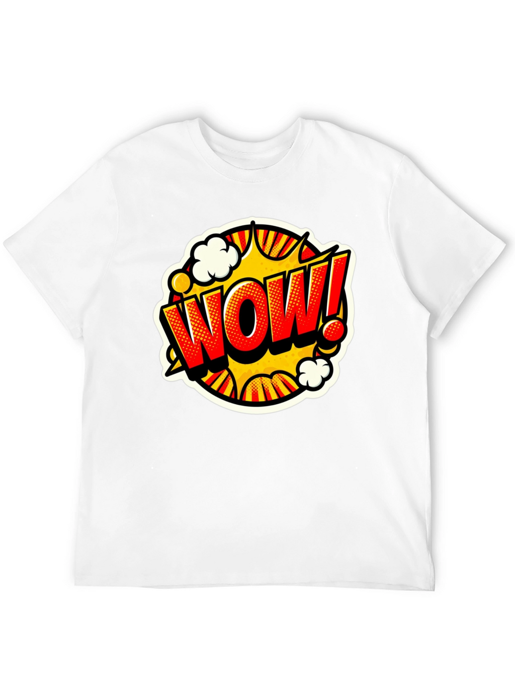 WOW! Comic Book Style Graphic T-Shirt