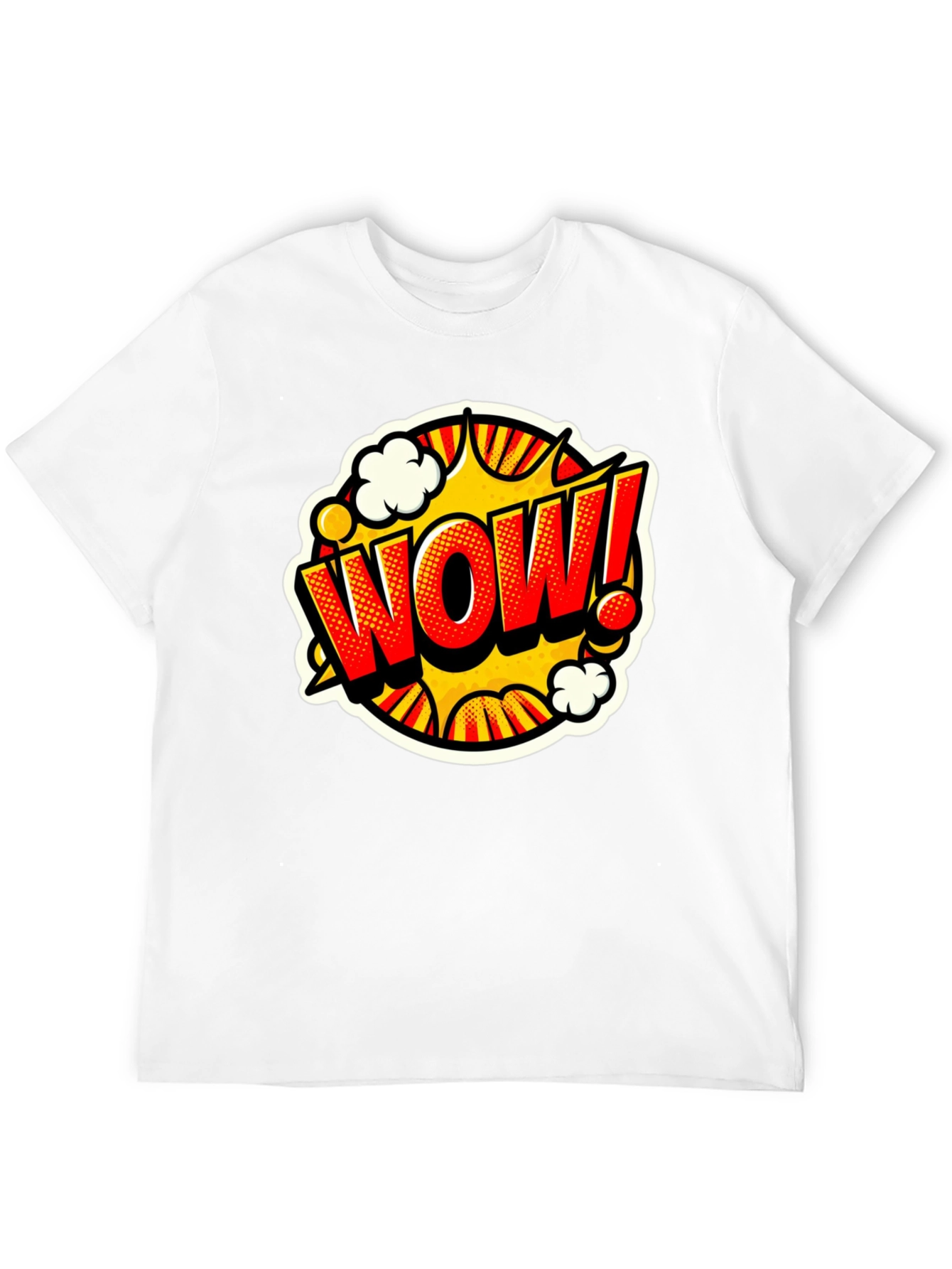 WOW! Comic Book Style Graphic T-Shirt