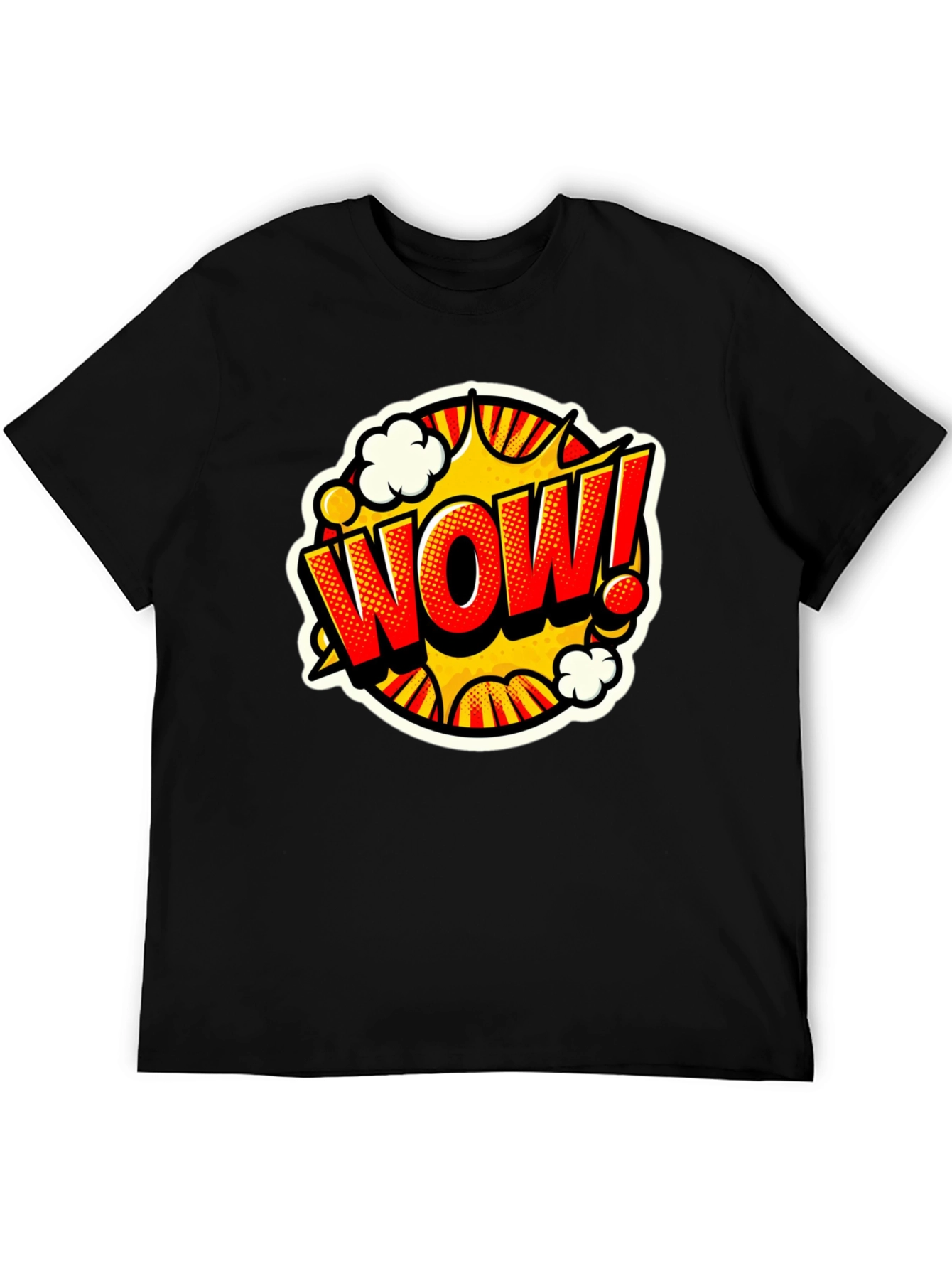 WOW! Comic Book Style Graphic T-Shirt