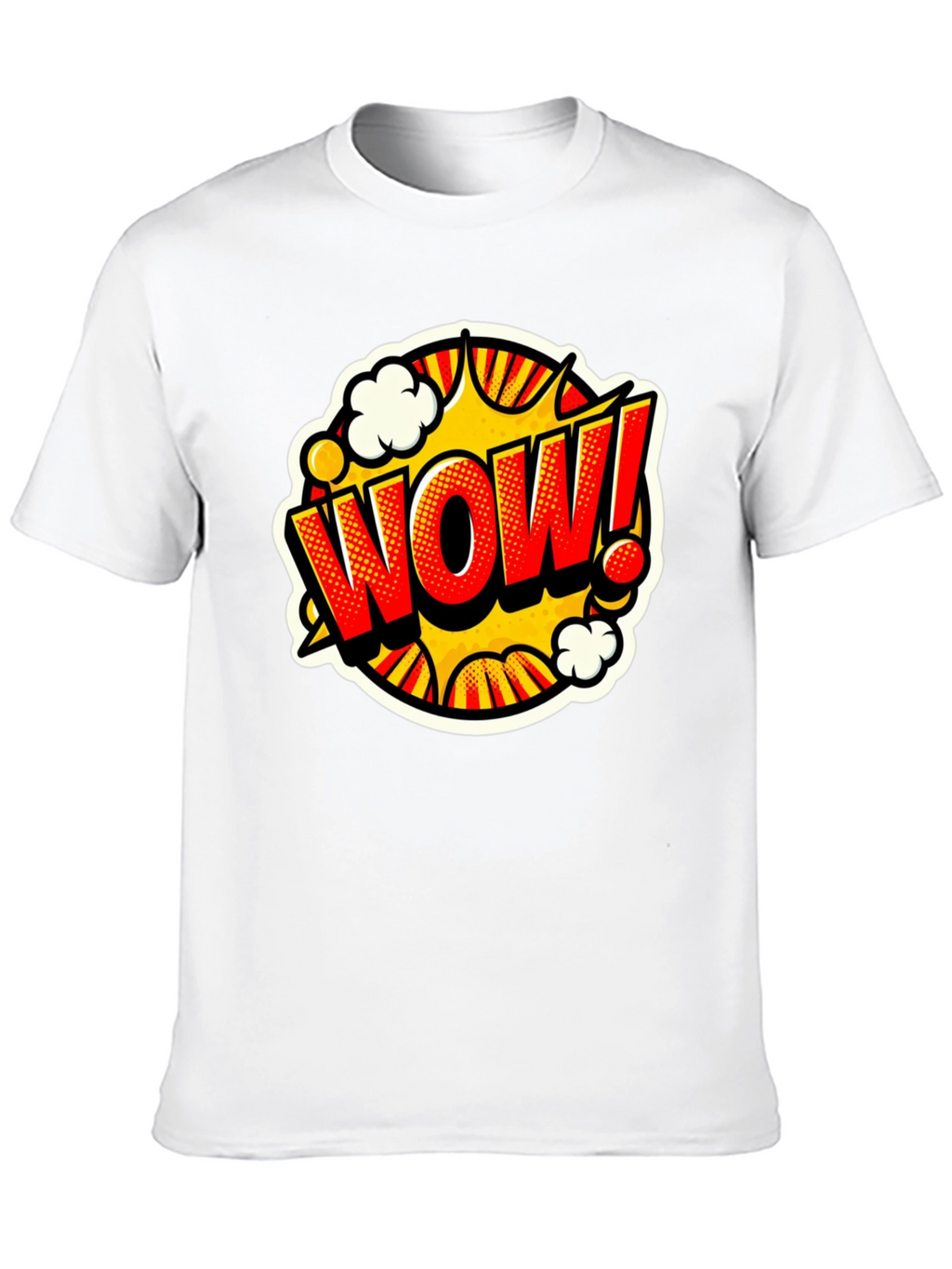 WOW! Comic Book Style Graphic T-Shirt
