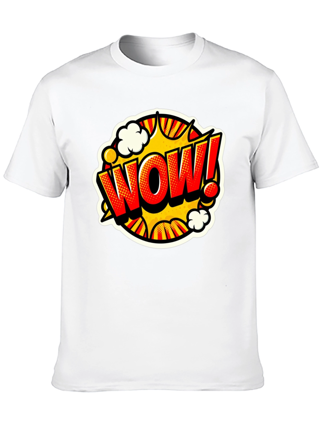 WOW! Comic Book Style Graphic T-Shirt