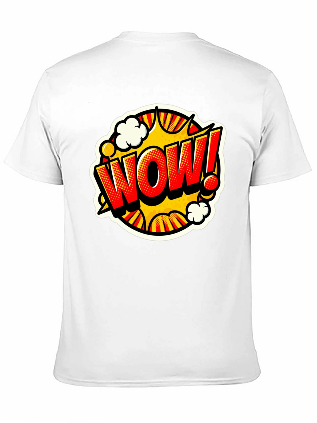 WOW! Comic Book Style Graphic T-Shirt