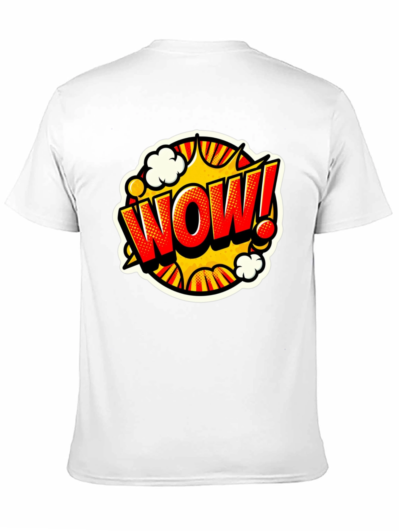 WOW! Comic Book Style Graphic T-Shirt