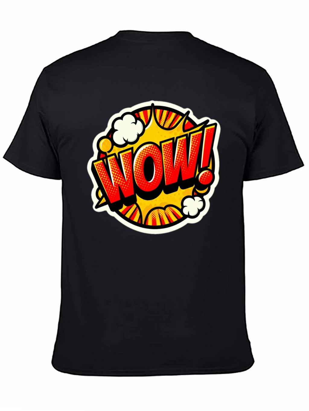 WOW! Comic Book Style Graphic T-Shirt