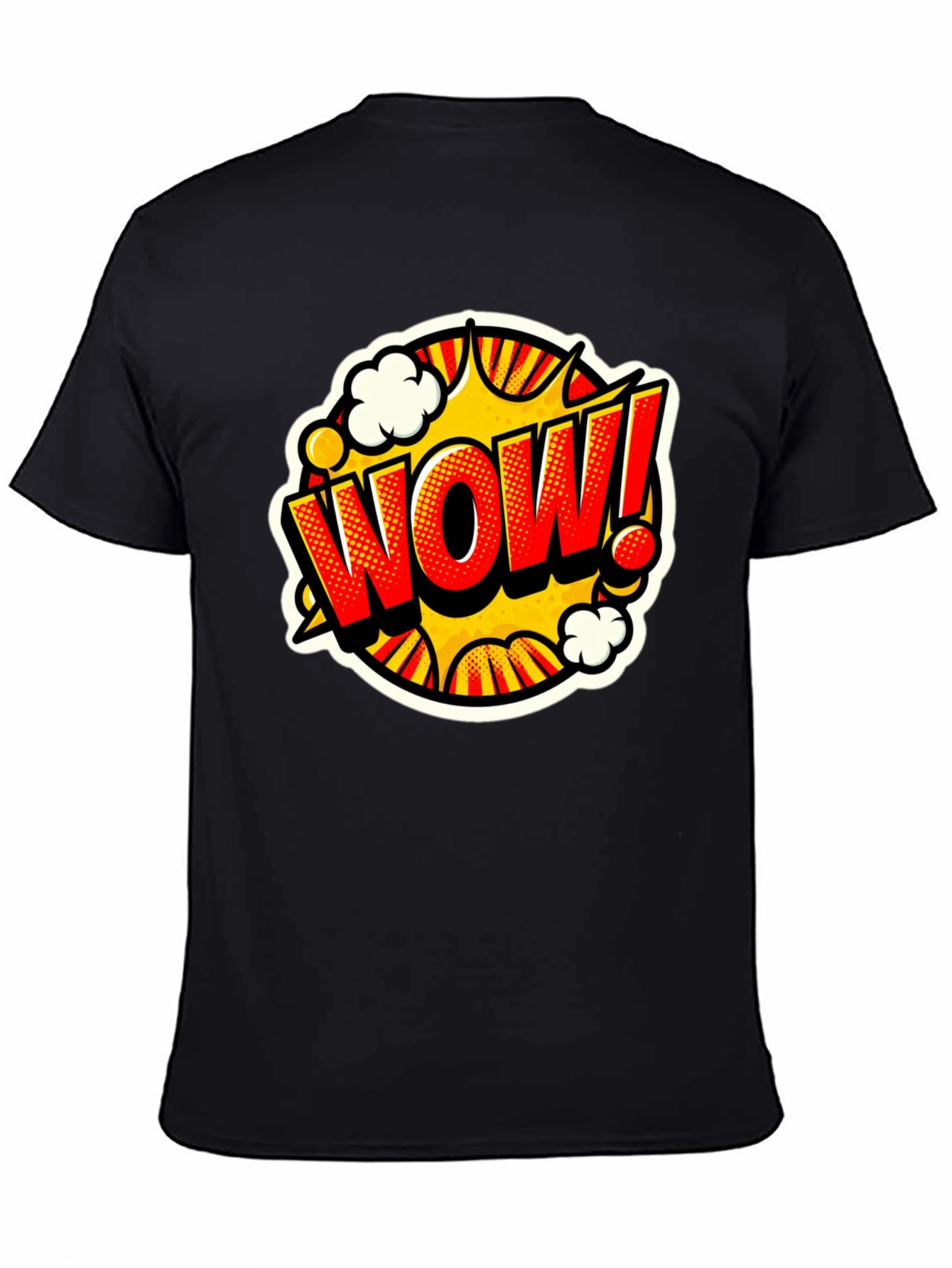 WOW! Comic Book Style Graphic T-Shirt