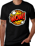 WOW! Comic Book Style Graphic T-Shirt