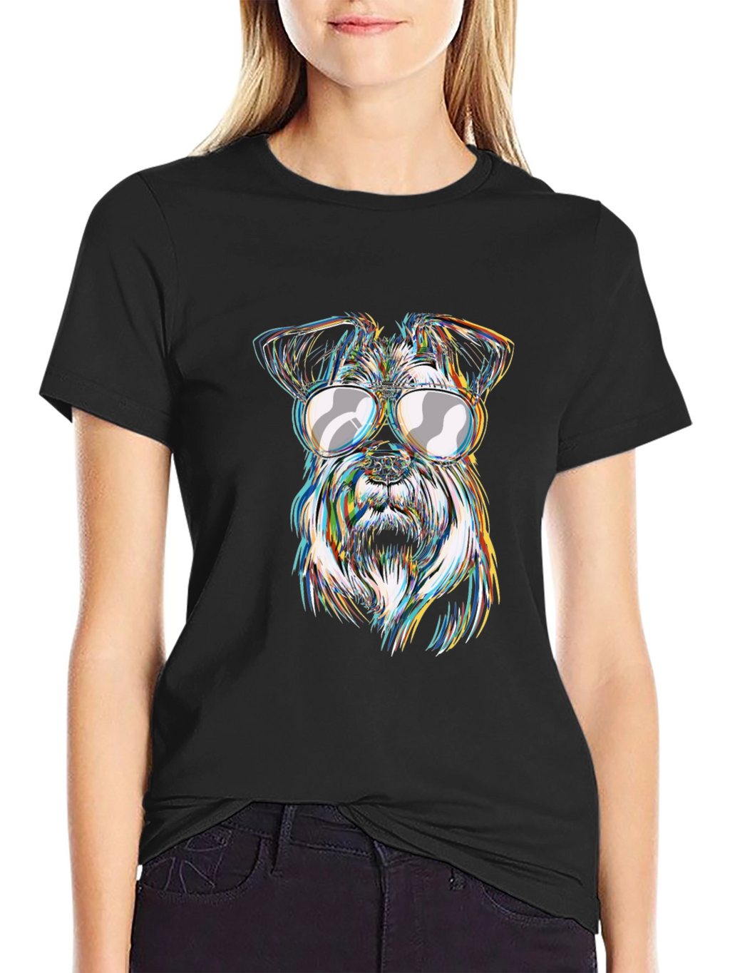 Cool Dog Graphic T-Shirt - Trendy Canine Tee