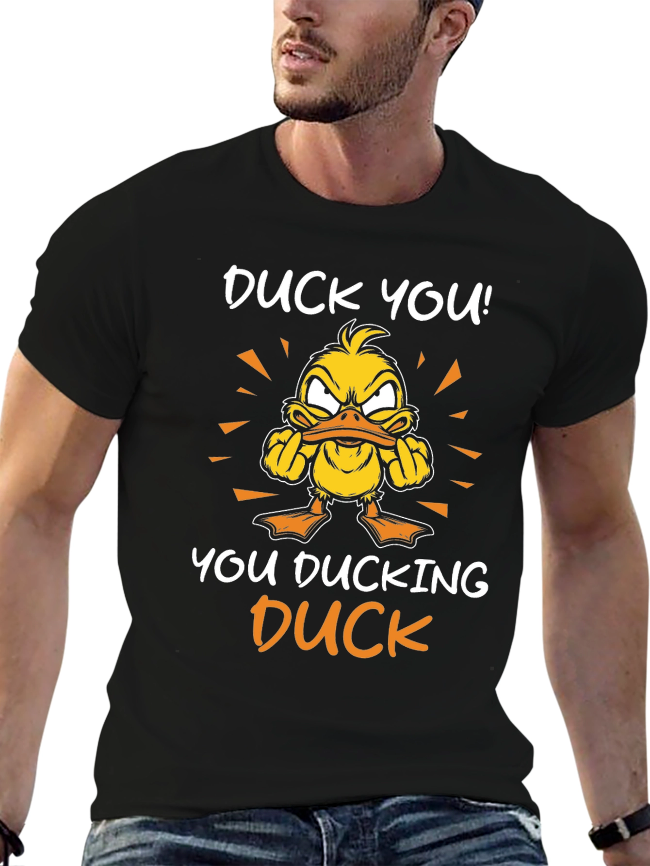 Duck You! Graphic Tee - Offensive Duck Humor