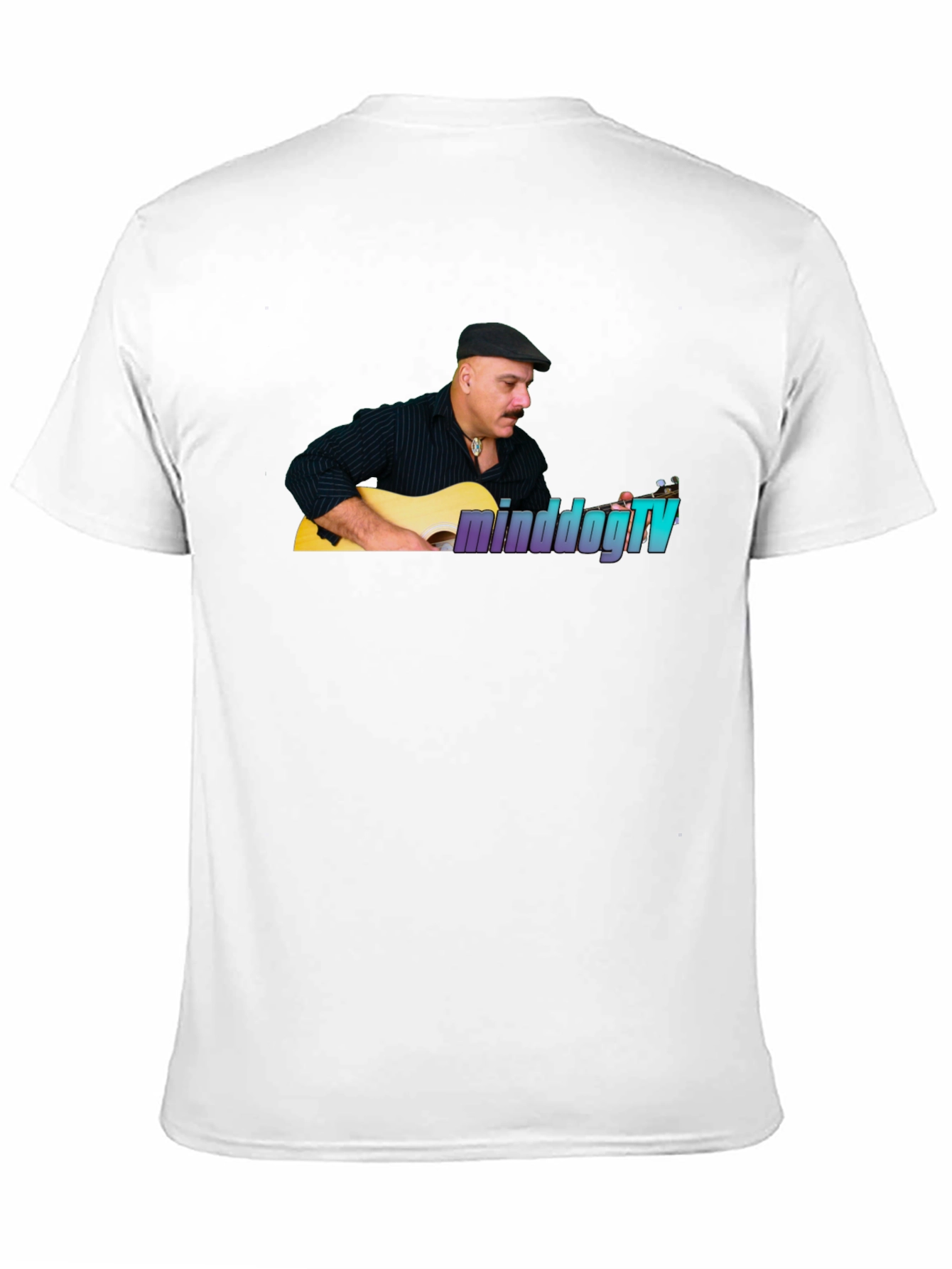 MinddogTV Guitarist Graphic Black T-Shirt