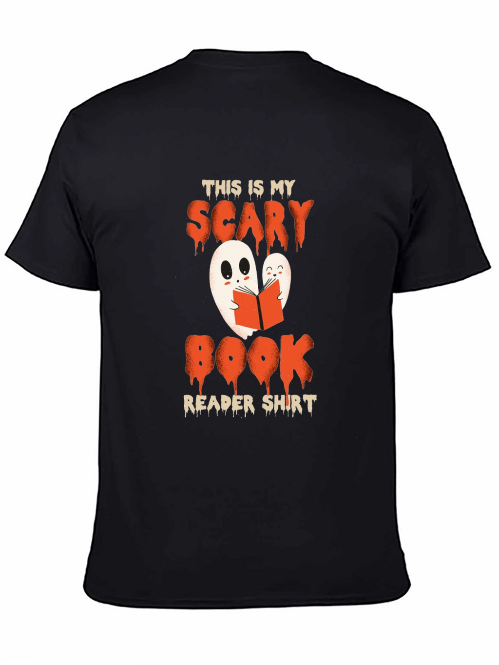 Scary Book Reader Shirt - Halloween Ghost Tee