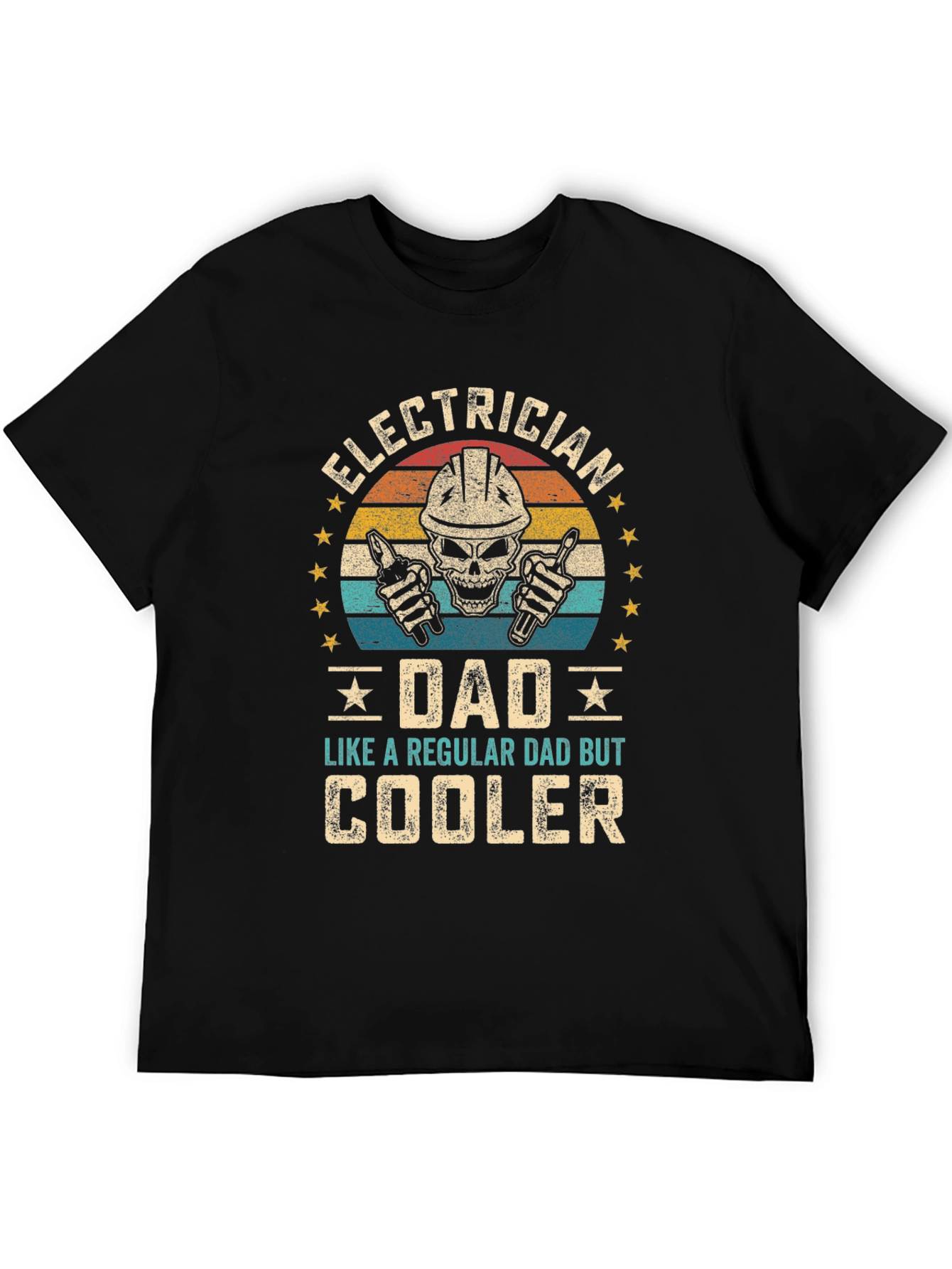Electrician Dad Graphic Tee - Cooler Than Regular!