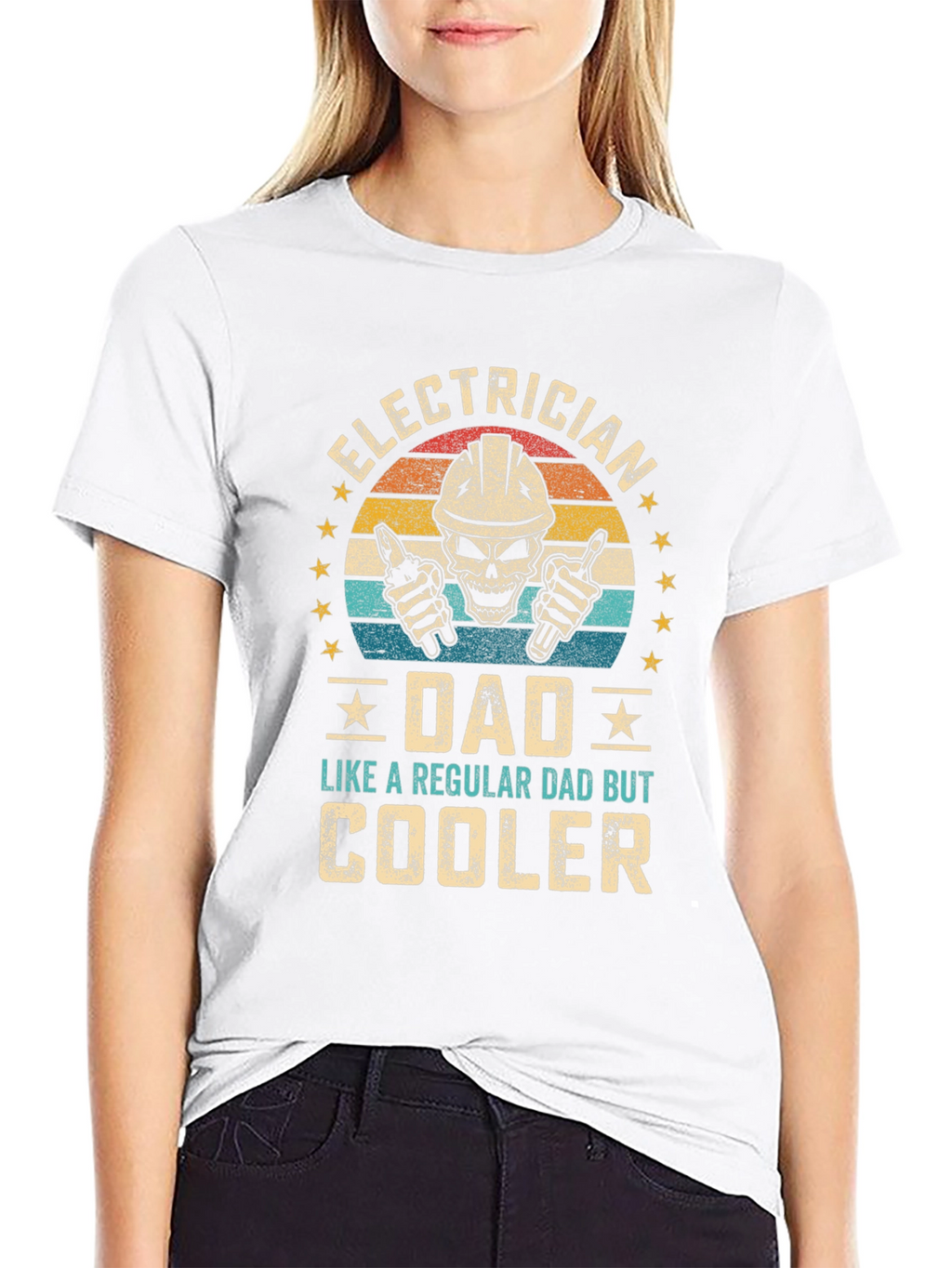 Electrician Dad Graphic Tee - Cooler Than Regular!