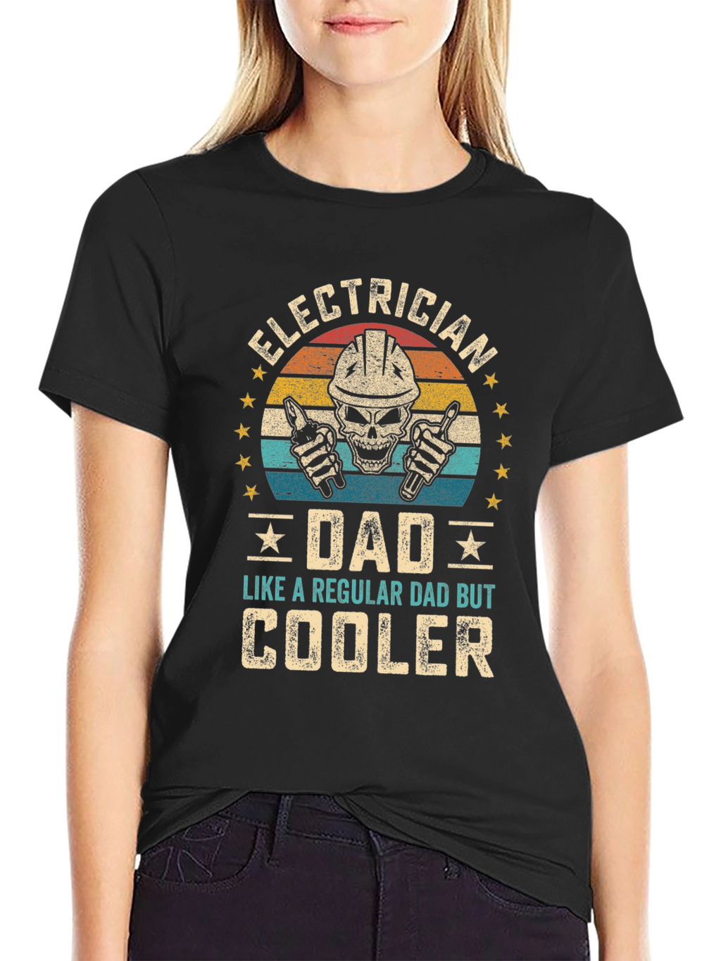 Electrician Dad Graphic Tee - Cooler Than Regular!