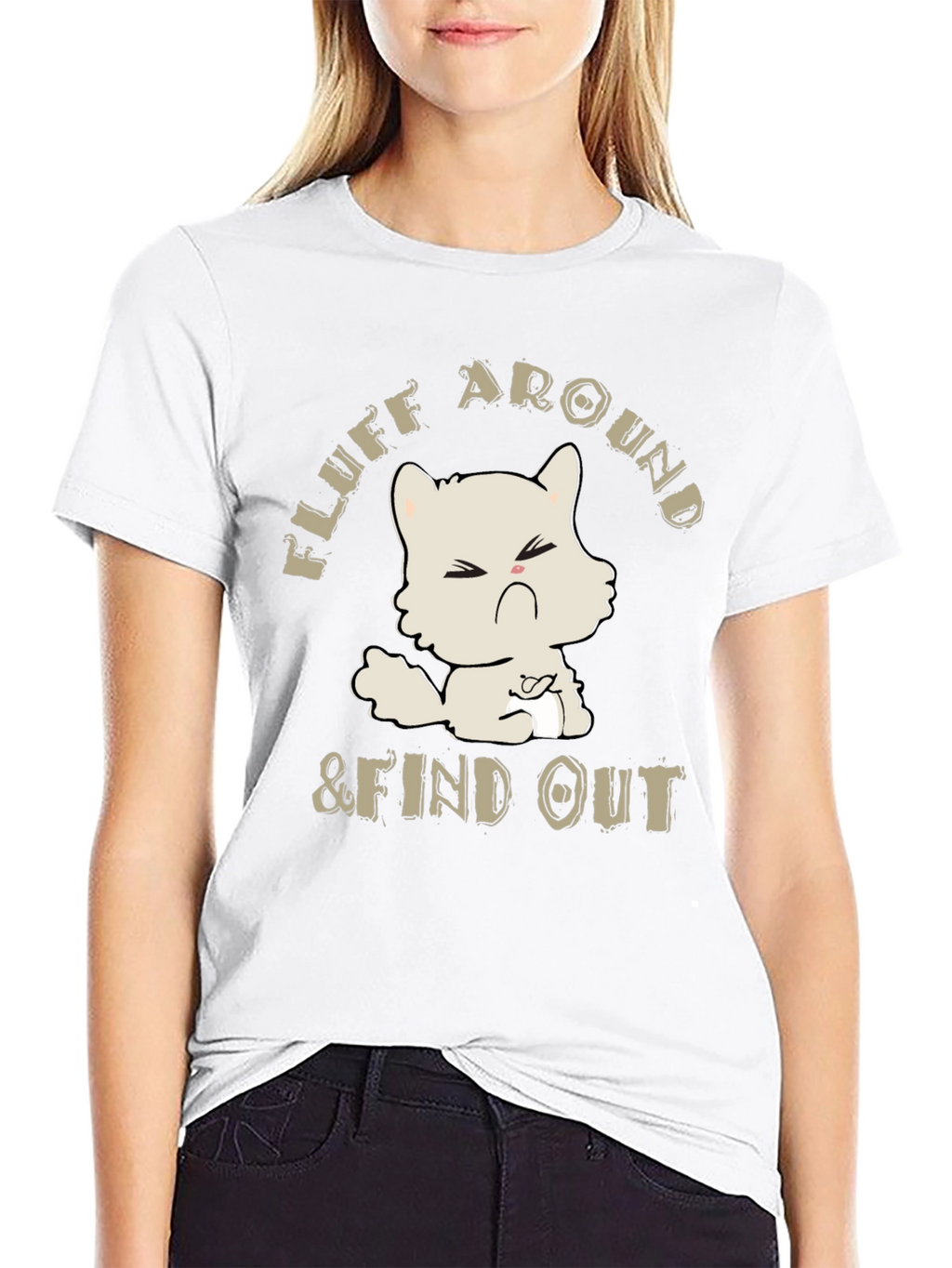 Fluff Around & Find Out Cat Graphic Tee