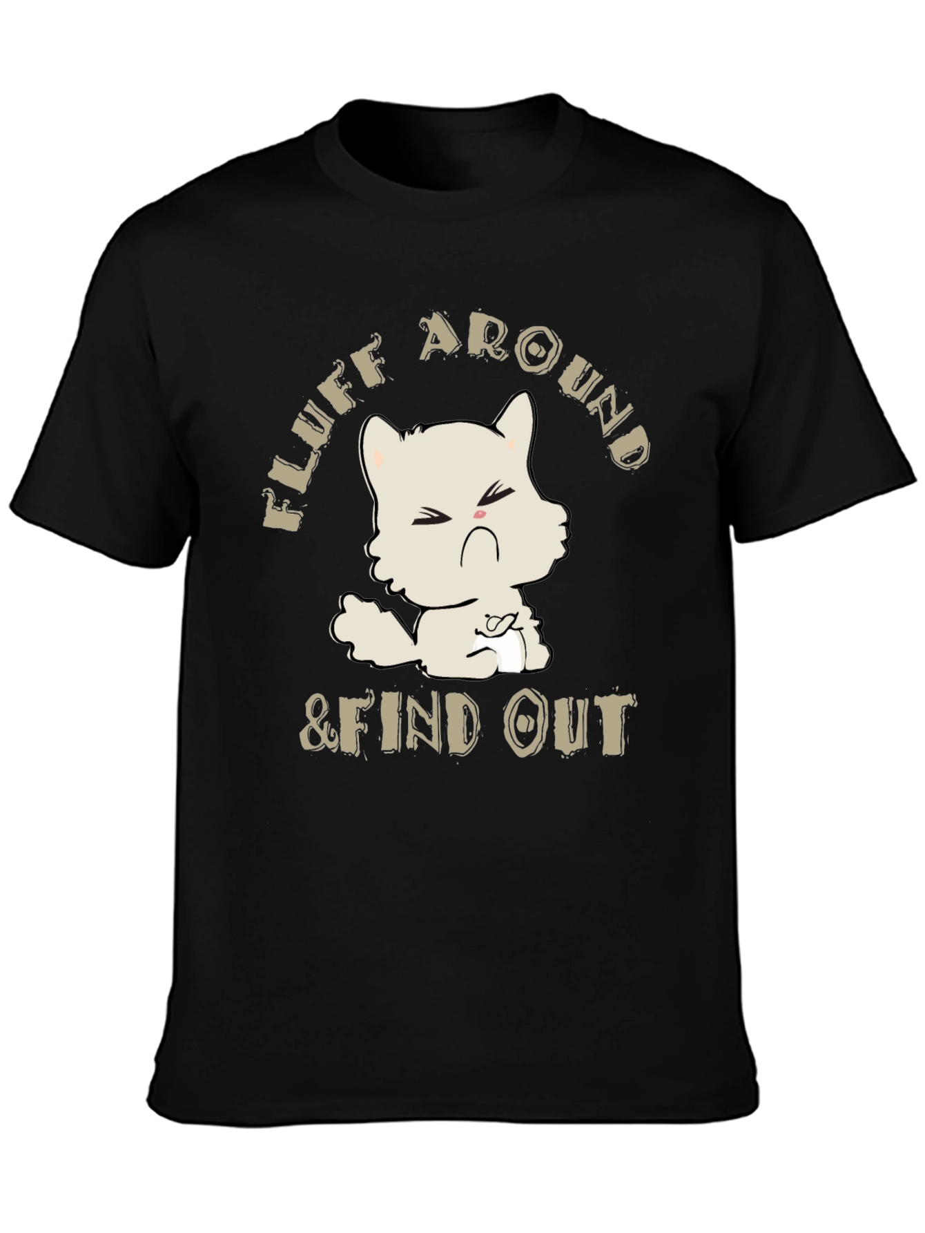 Fluff Around & Find Out Cat Graphic Tee