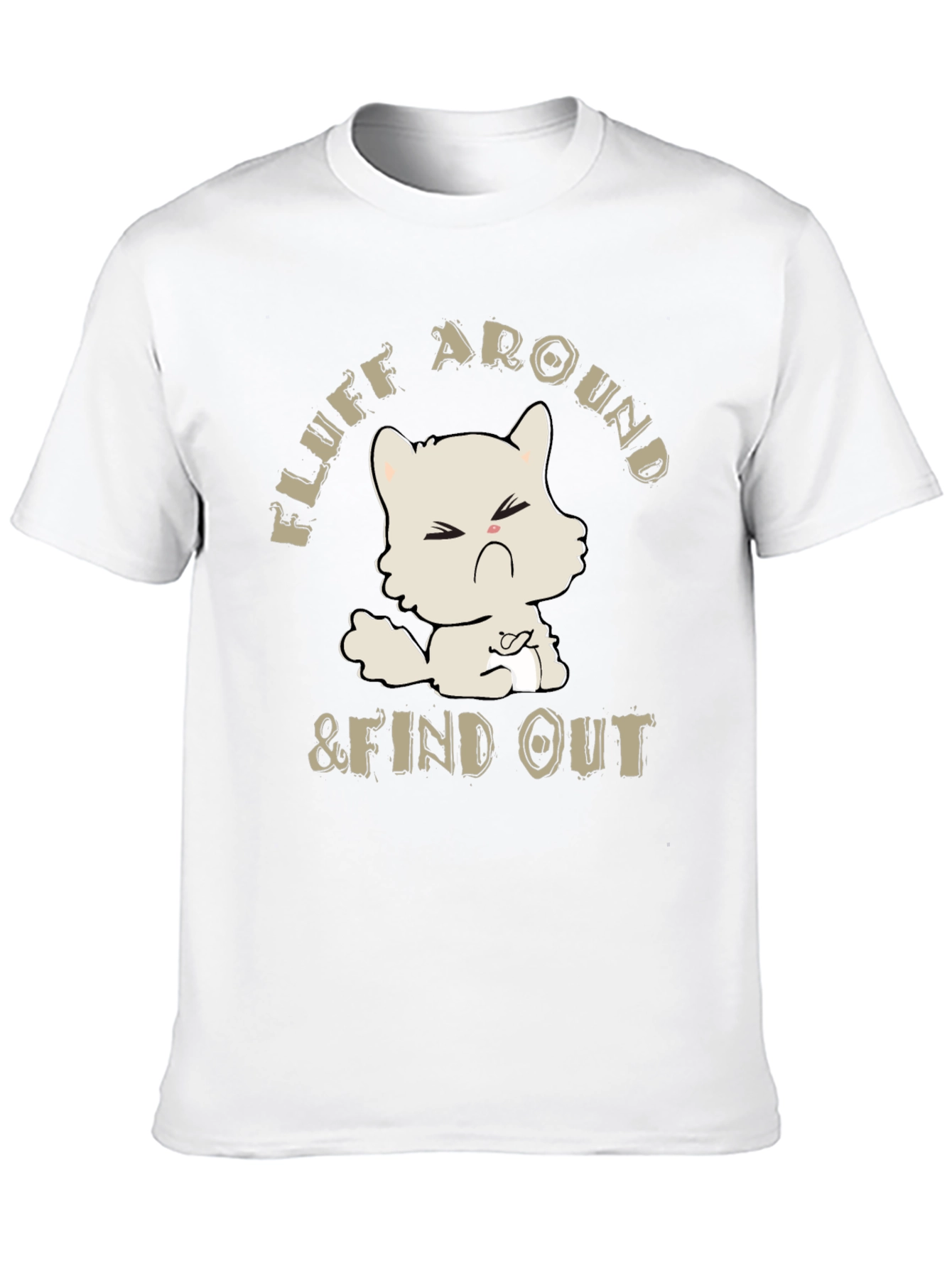 Fluff Around & Find Out Cat Graphic Tee