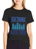 Electronic Music Lover Graphic T-Shirt