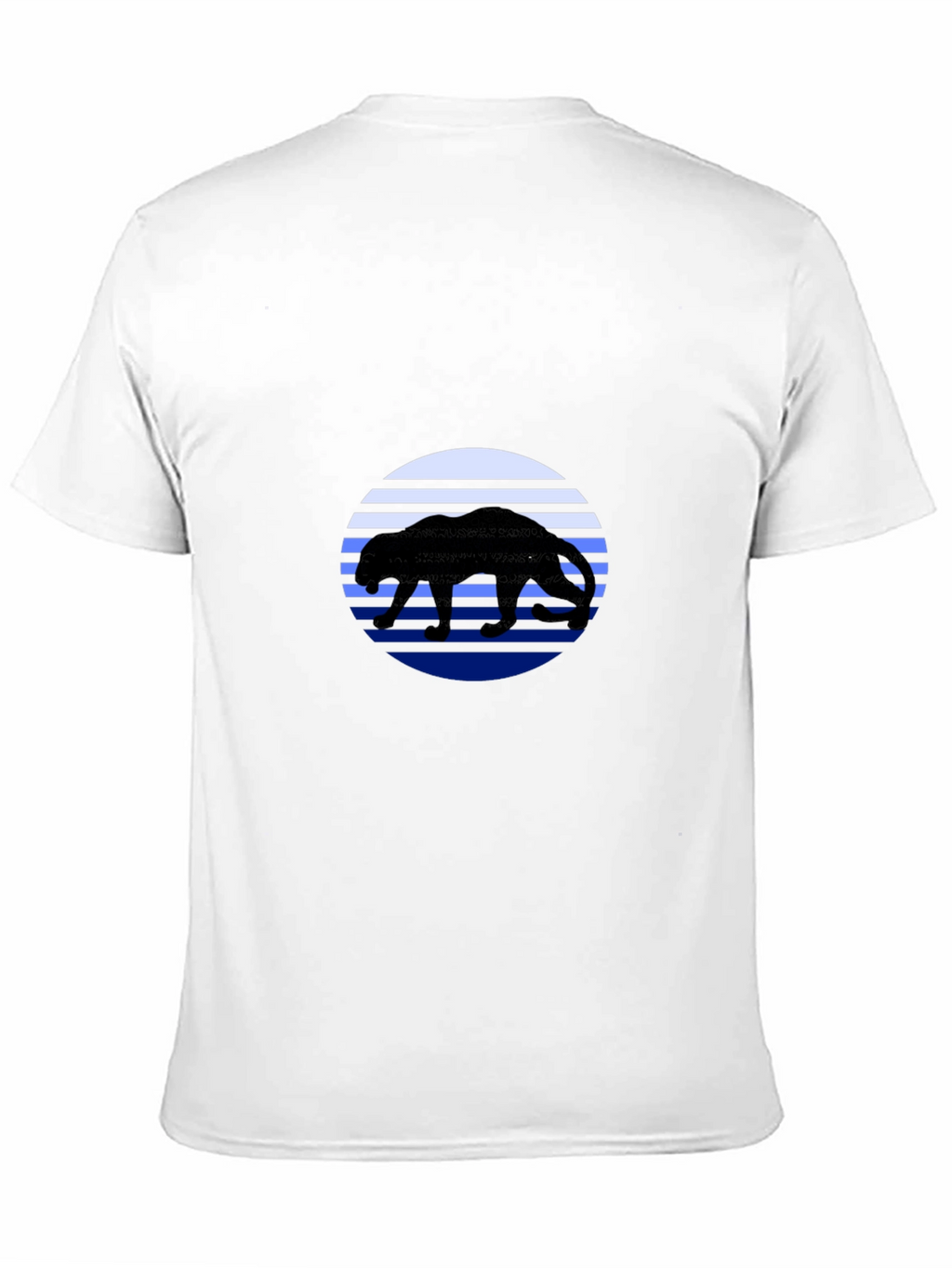 Panther Sunset T-Shirt - Black Graphic Tee