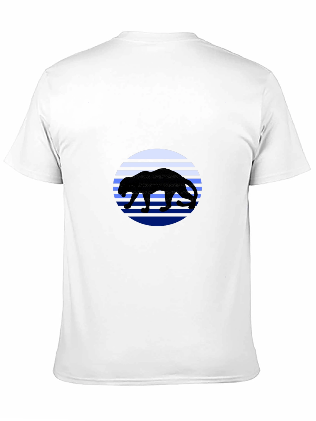 Panther Sunset T-Shirt - Black Graphic Tee
