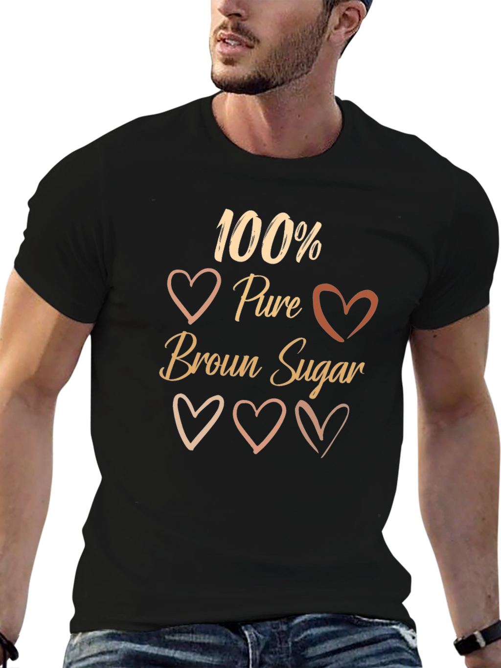 100% Pure Brown Sugar Graphic T-Shirt