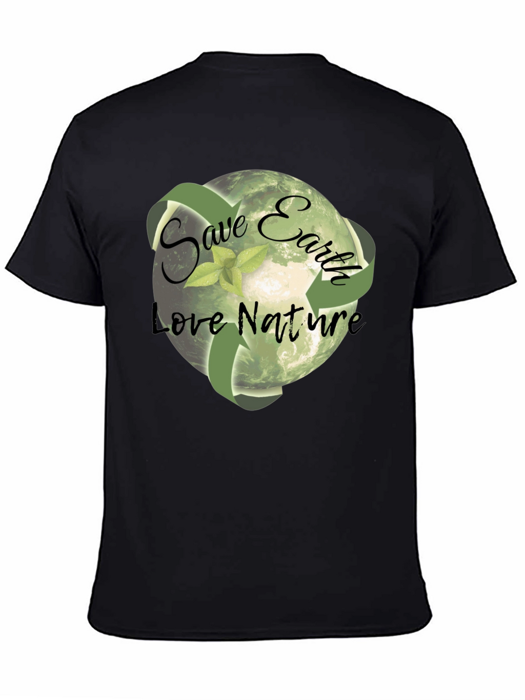 Eco-Friendly Save Earth Graphic T-Shirt