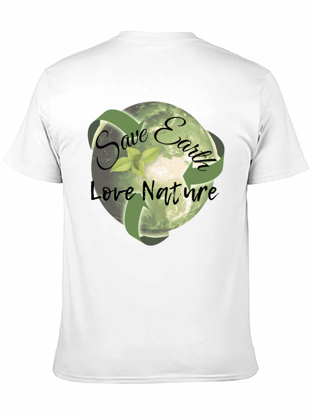 Eco-Friendly Save Earth Graphic T-Shirt